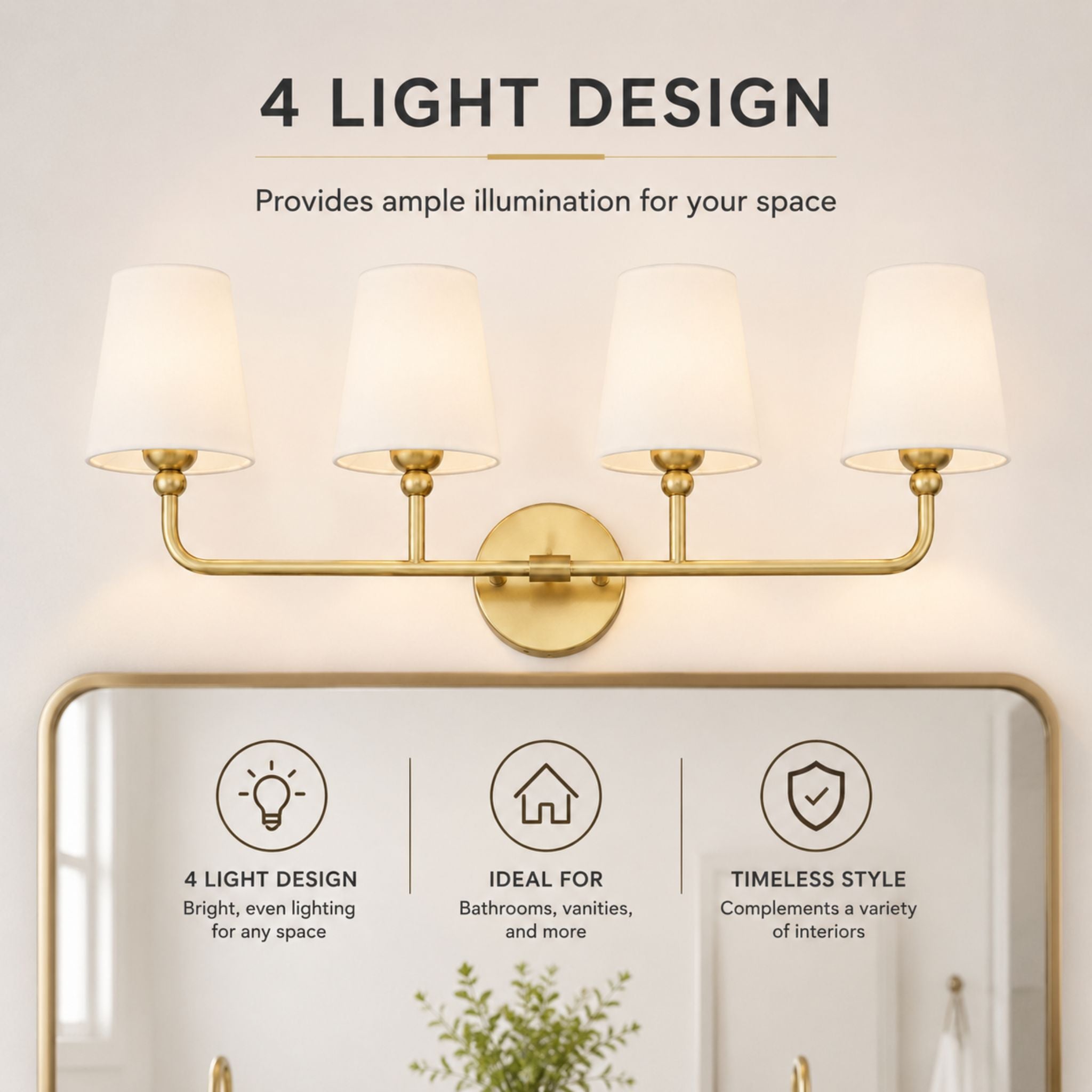 The Aria 5-Light Vanity Light