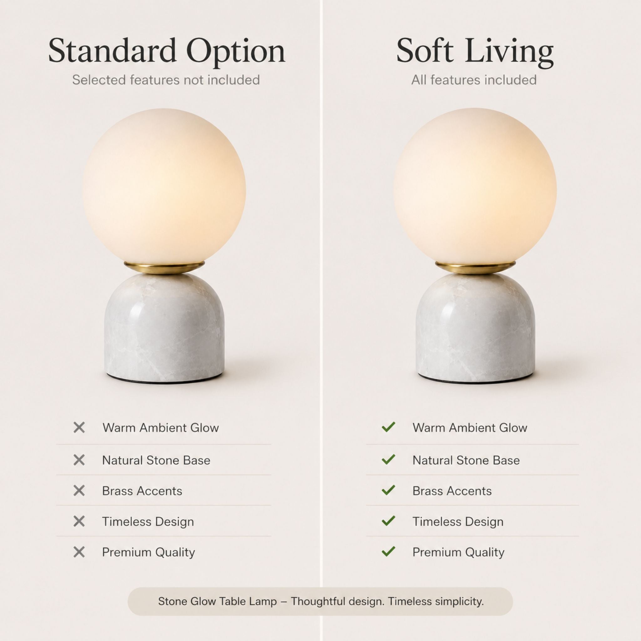 The Stone Glow Table Lamp