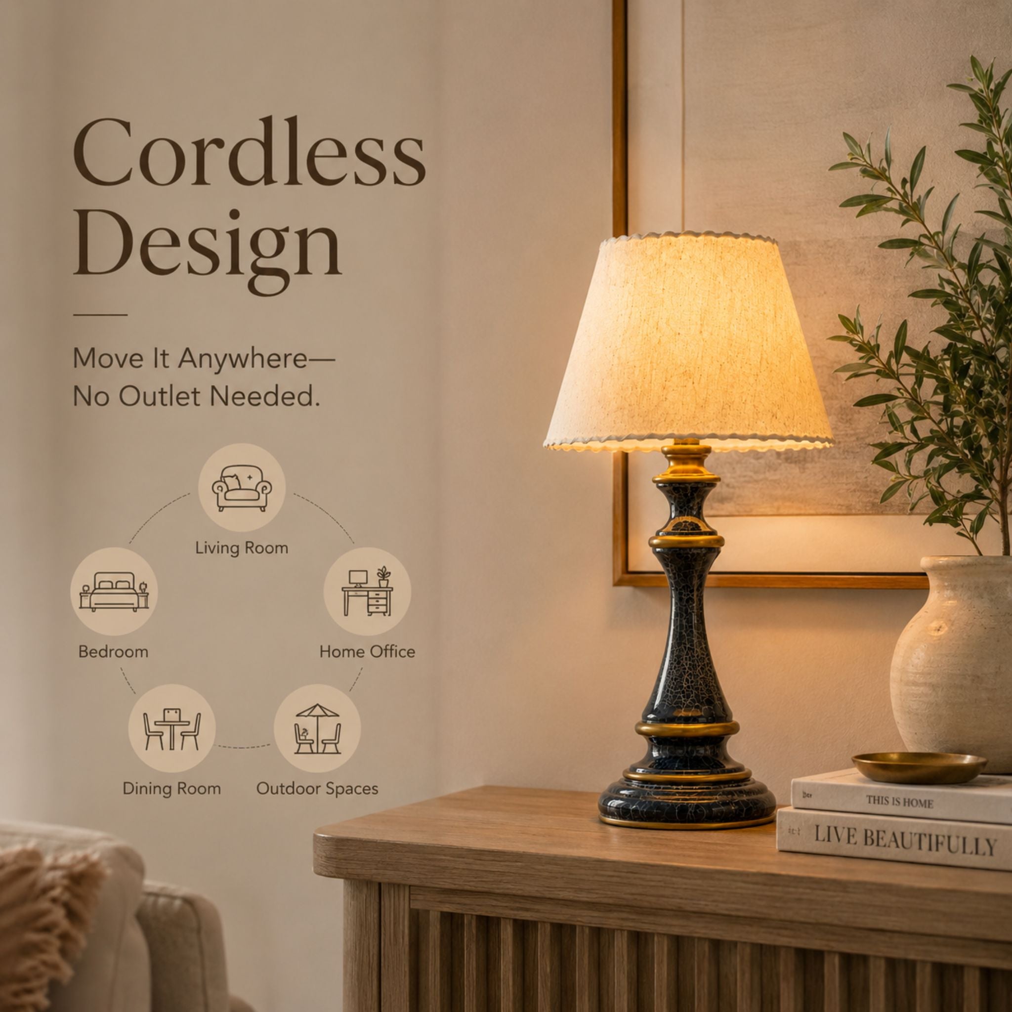 The Wayfarer Cordless Lamp