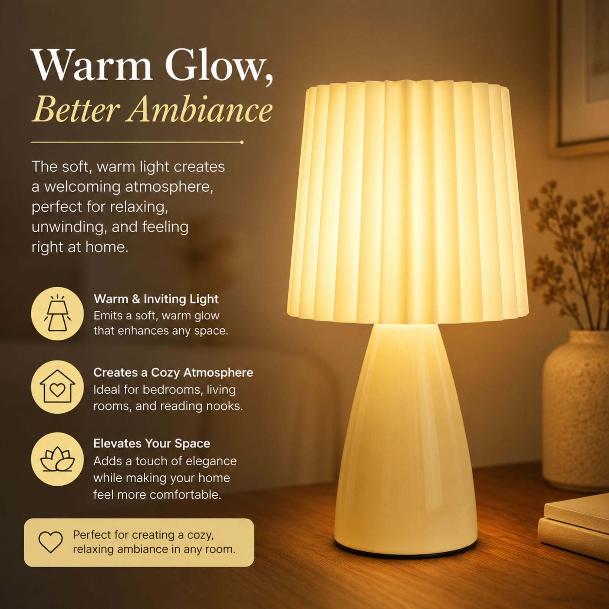 The Fireside Glow Table Lamp