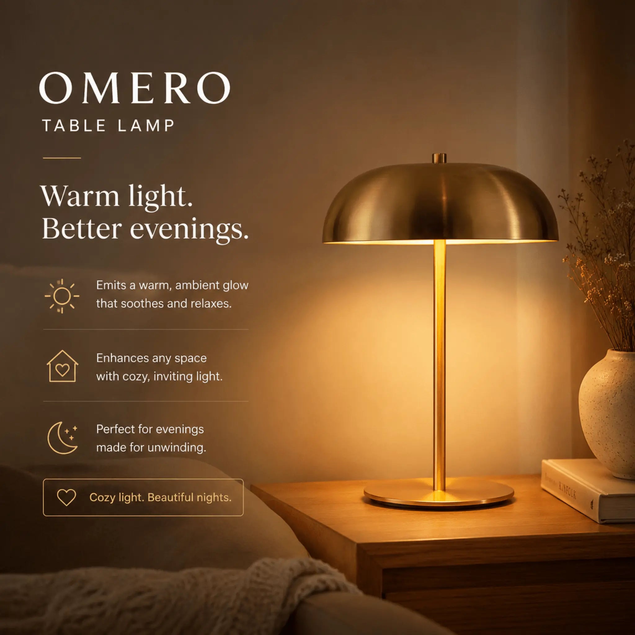 The Warm Glow Sculptural Lamp