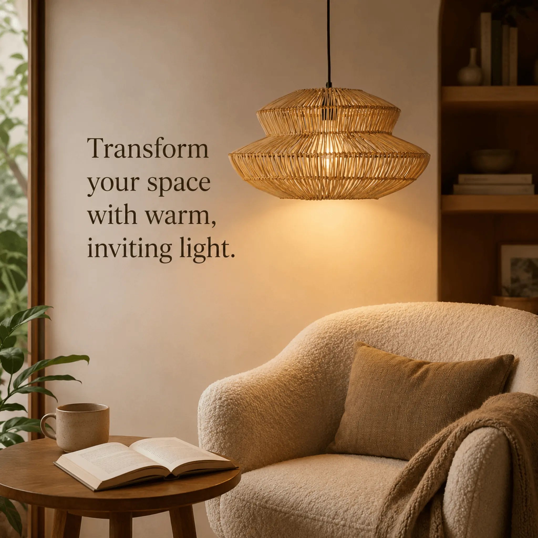 The Woven Glow Pendant Light