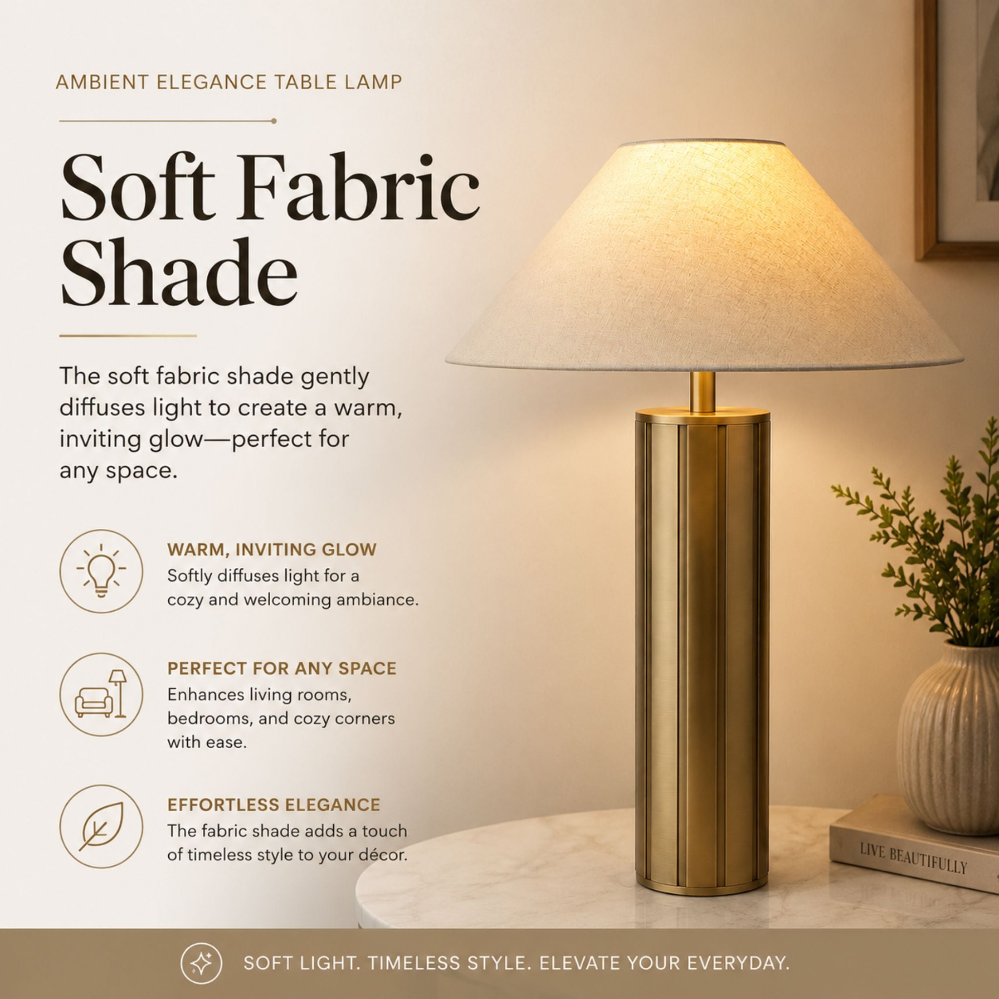The Ambient Elegance Table Lamp