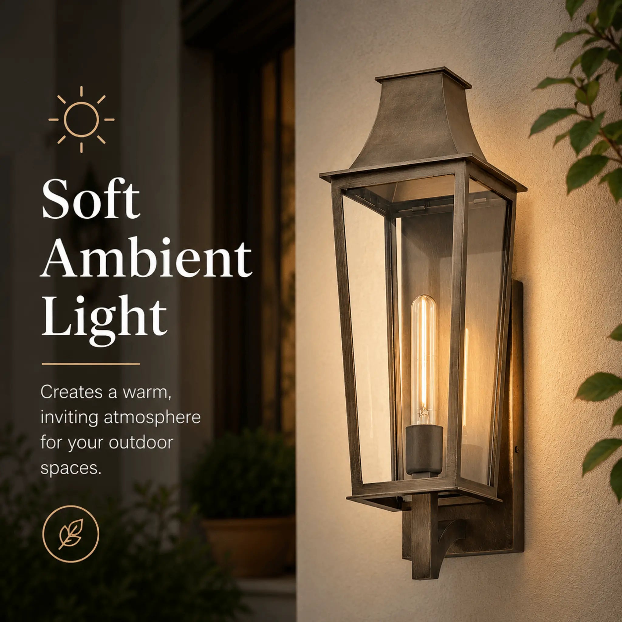 The Finished Entry Outdoor Wall Light