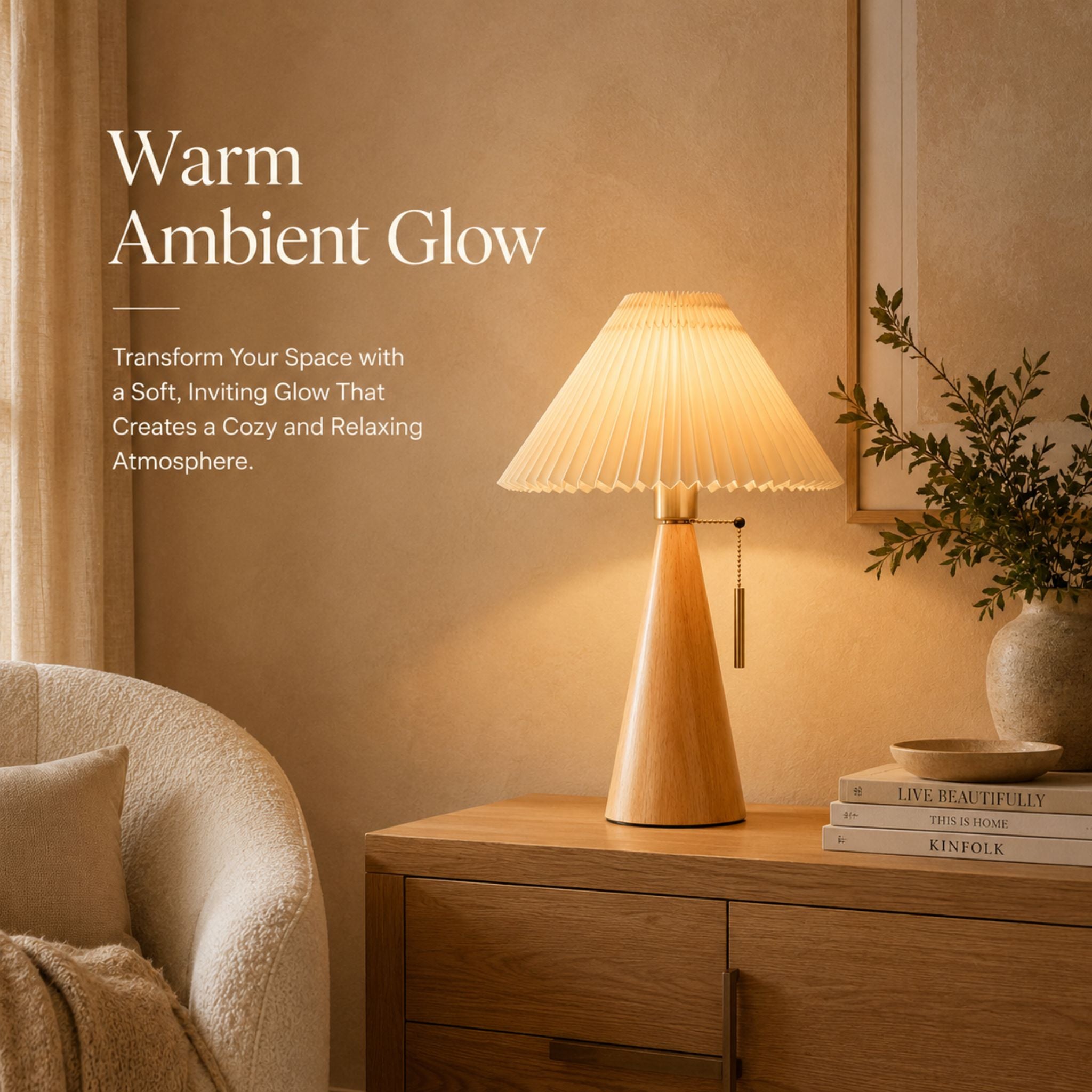 The Briar Pleated Table Lamp