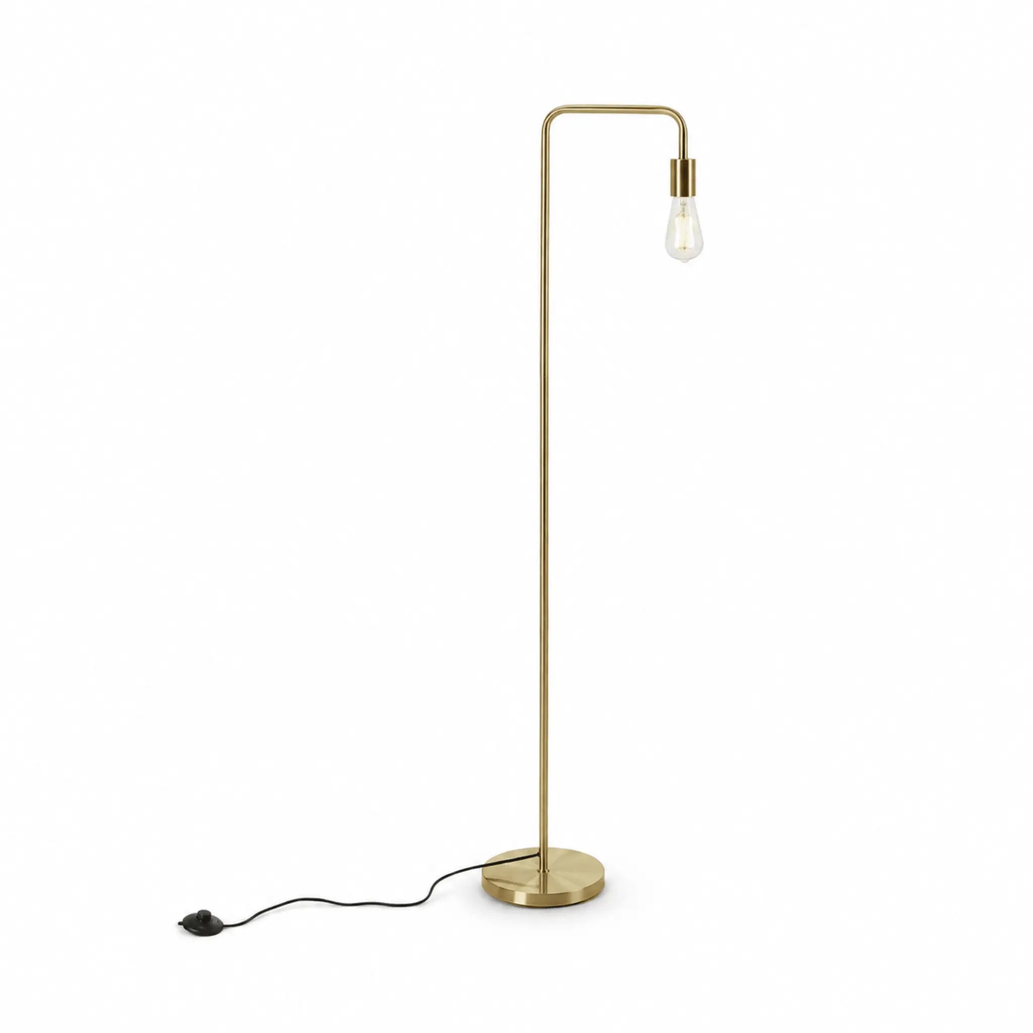 The Reading Corner Brass Floor Lamp