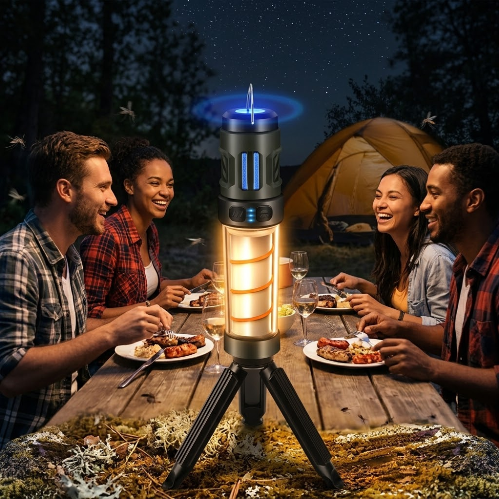 The LiteTrek BugGuard — Your Campsite. Bug Free. All Night Long