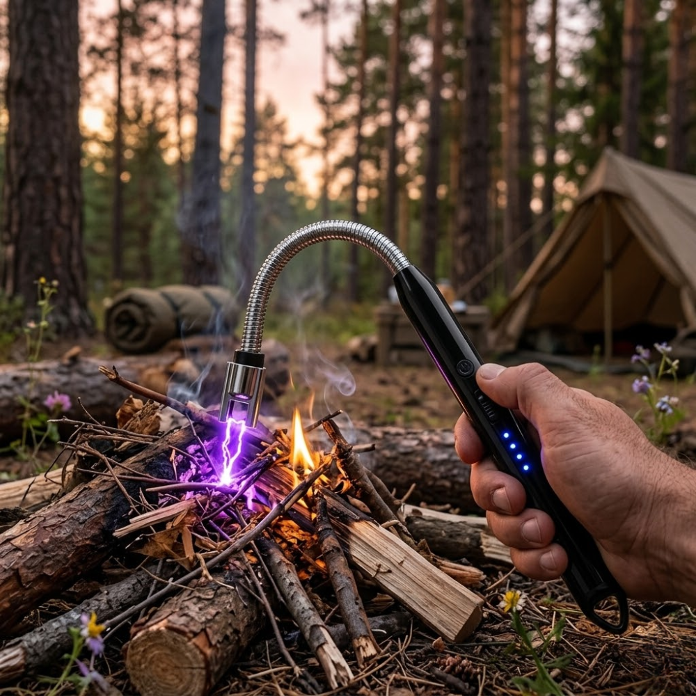 The LiteTrek CampSpark — Light It. Every Time. No Matter What. (2 Pack)