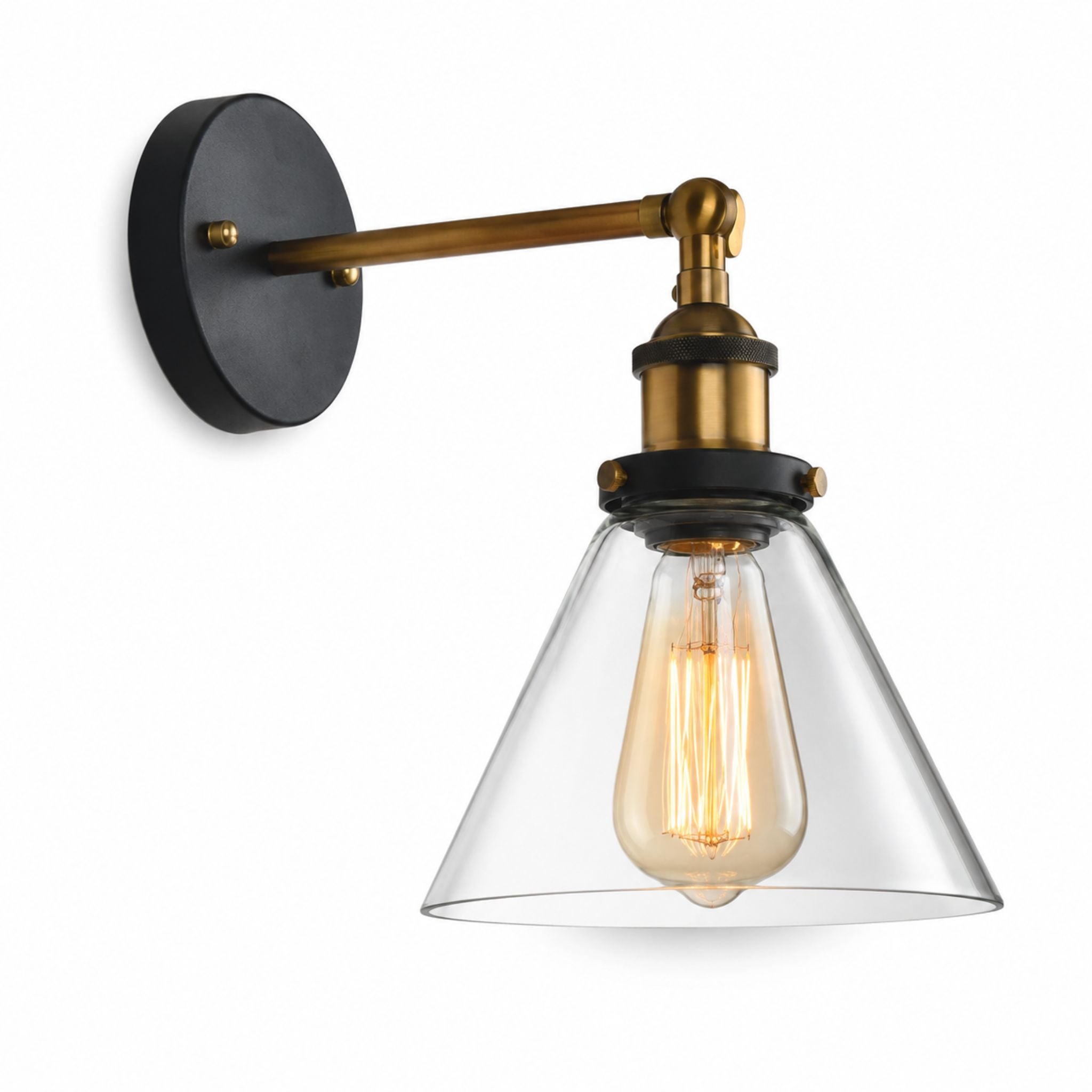 The Modern Farmhouse Glass Wall Light