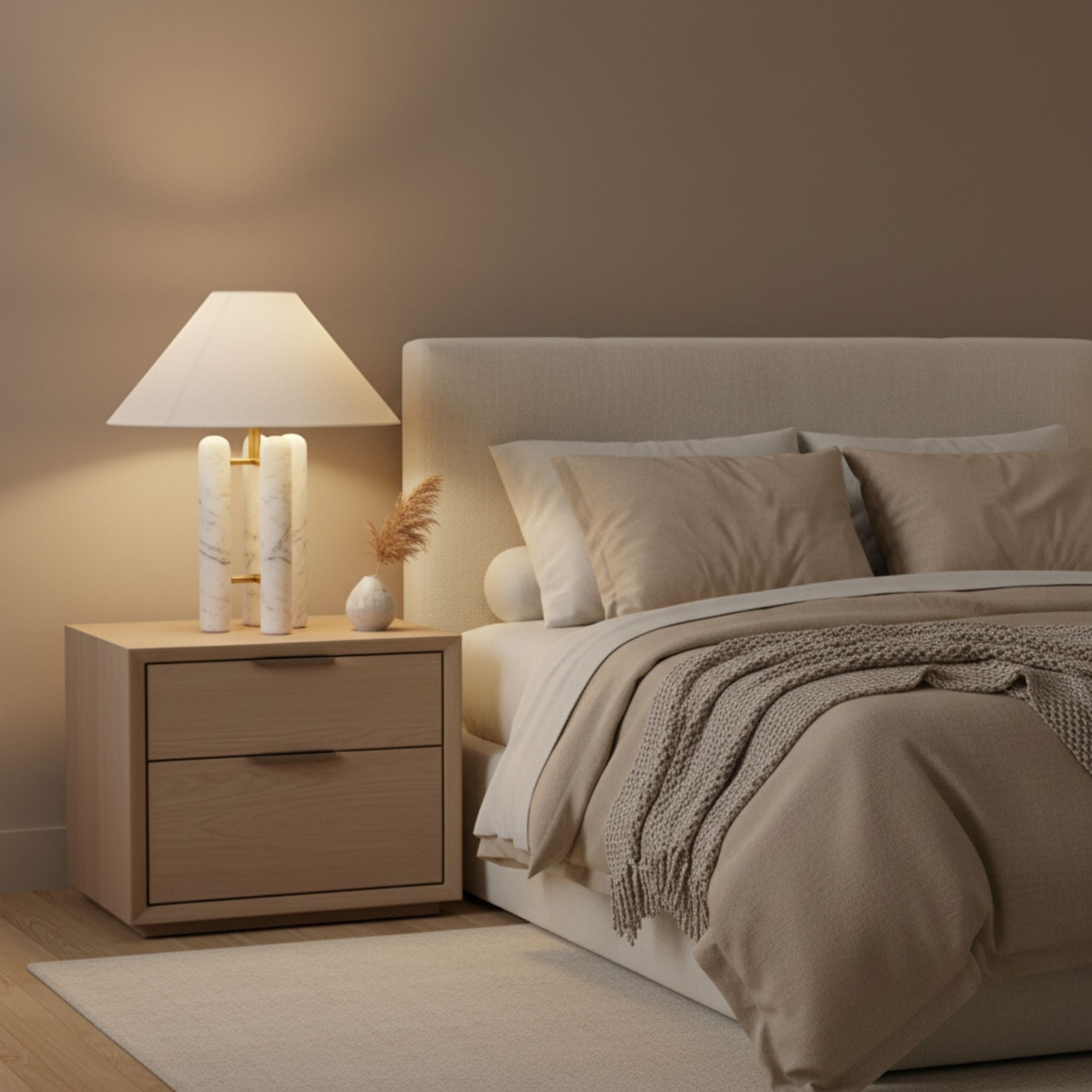The Trio Marble Table Lamp