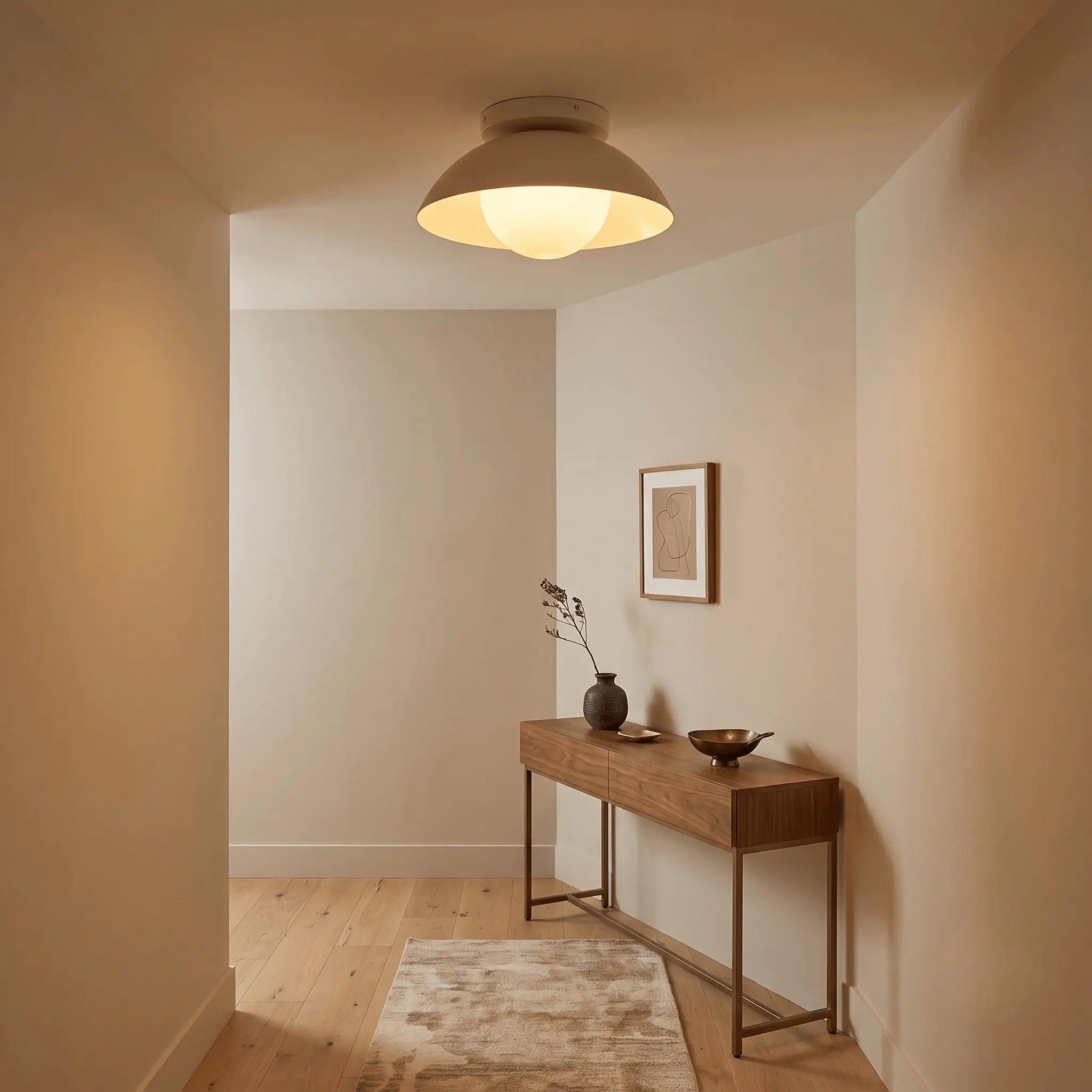The Soft Glow Flushmount Light