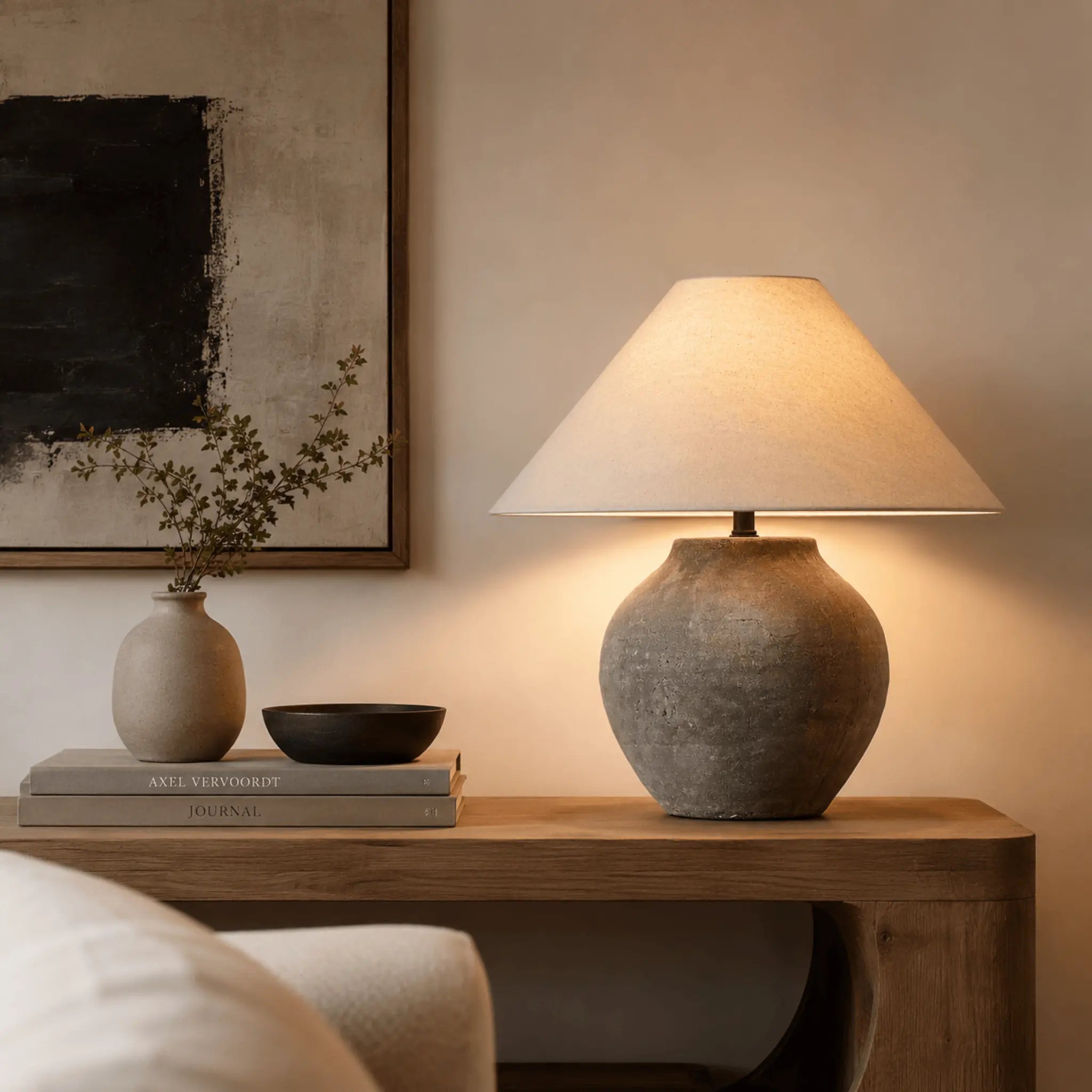 The Quiet Stoneware Lamp