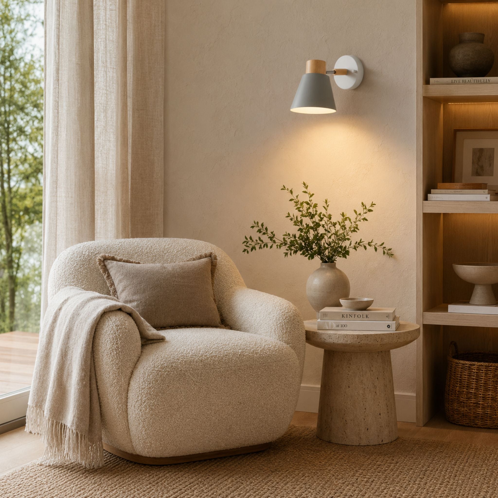 The Modern Timber Sconce