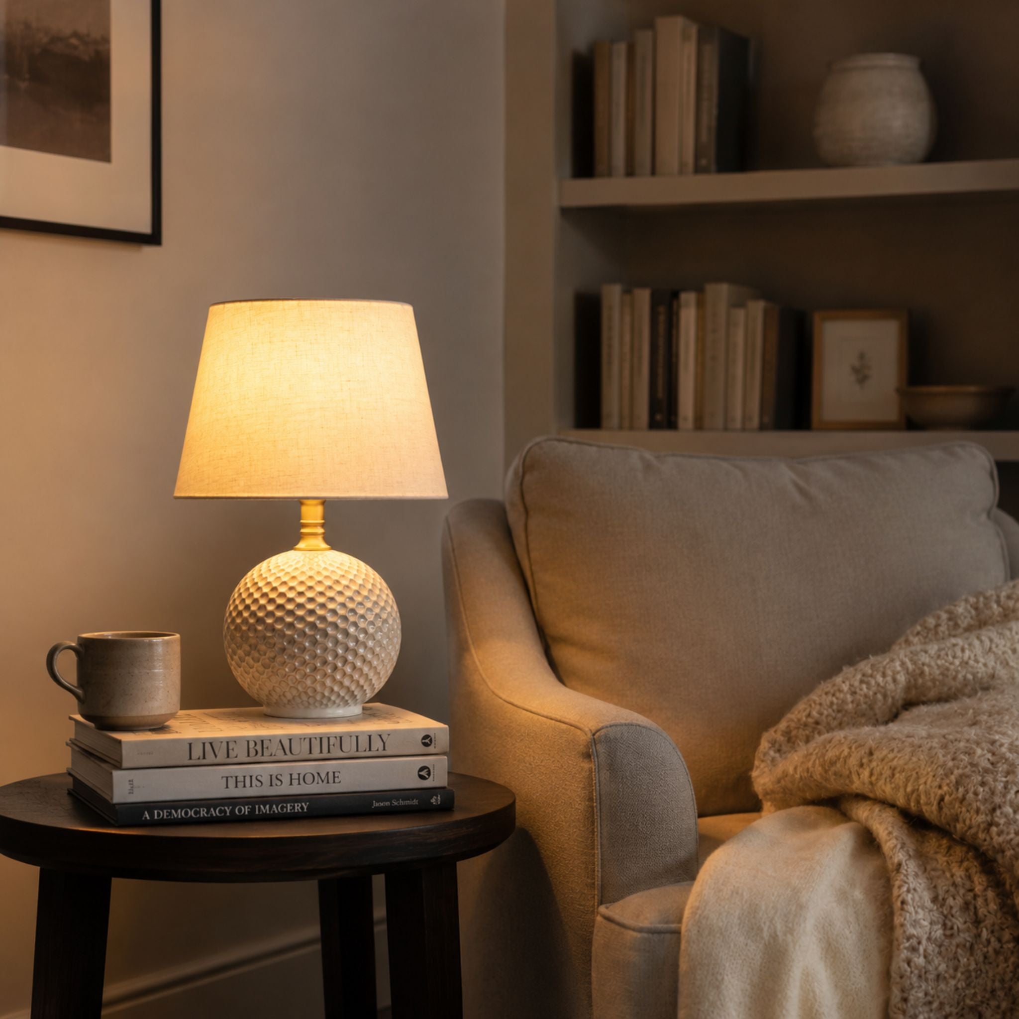 The Honeycomb Glow Table Lamp