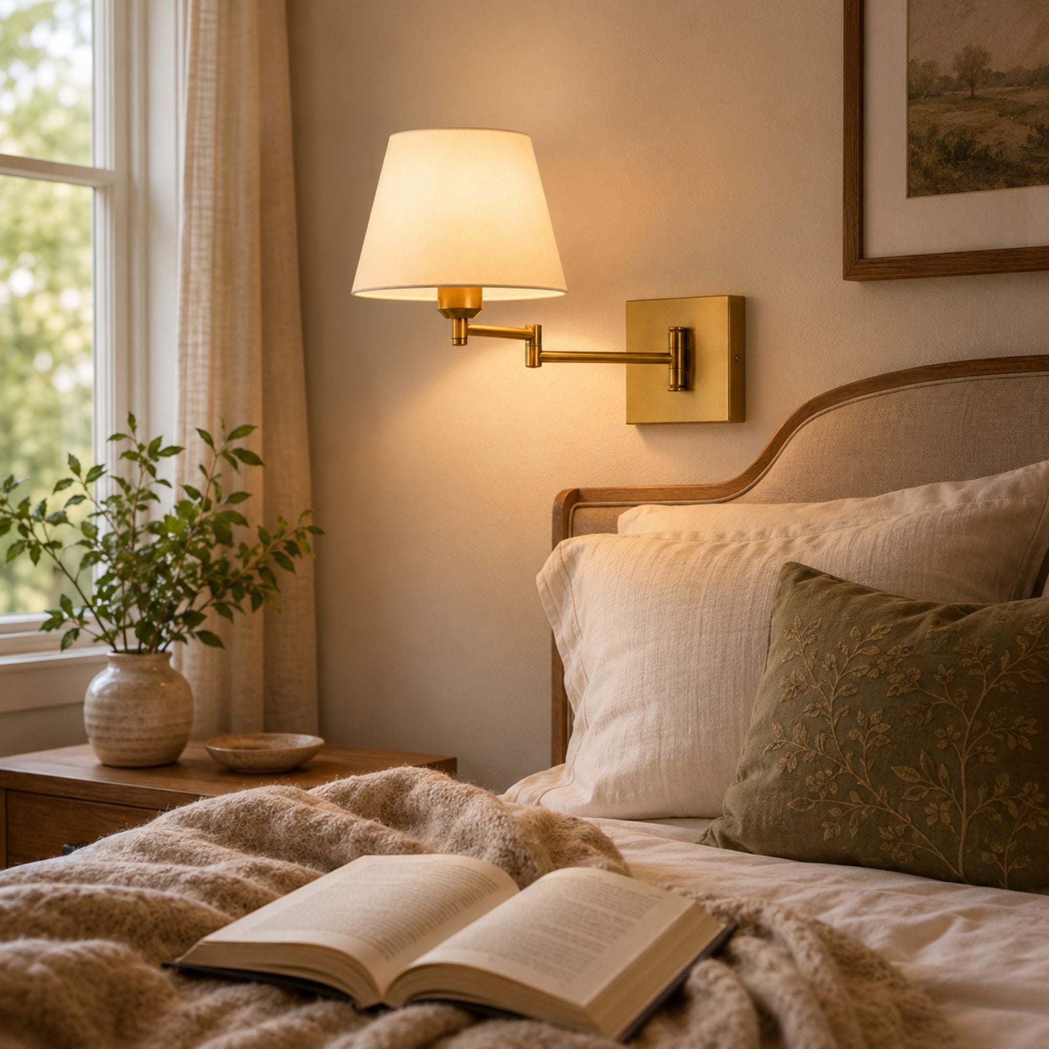 The No-Wire Bedside Sconce