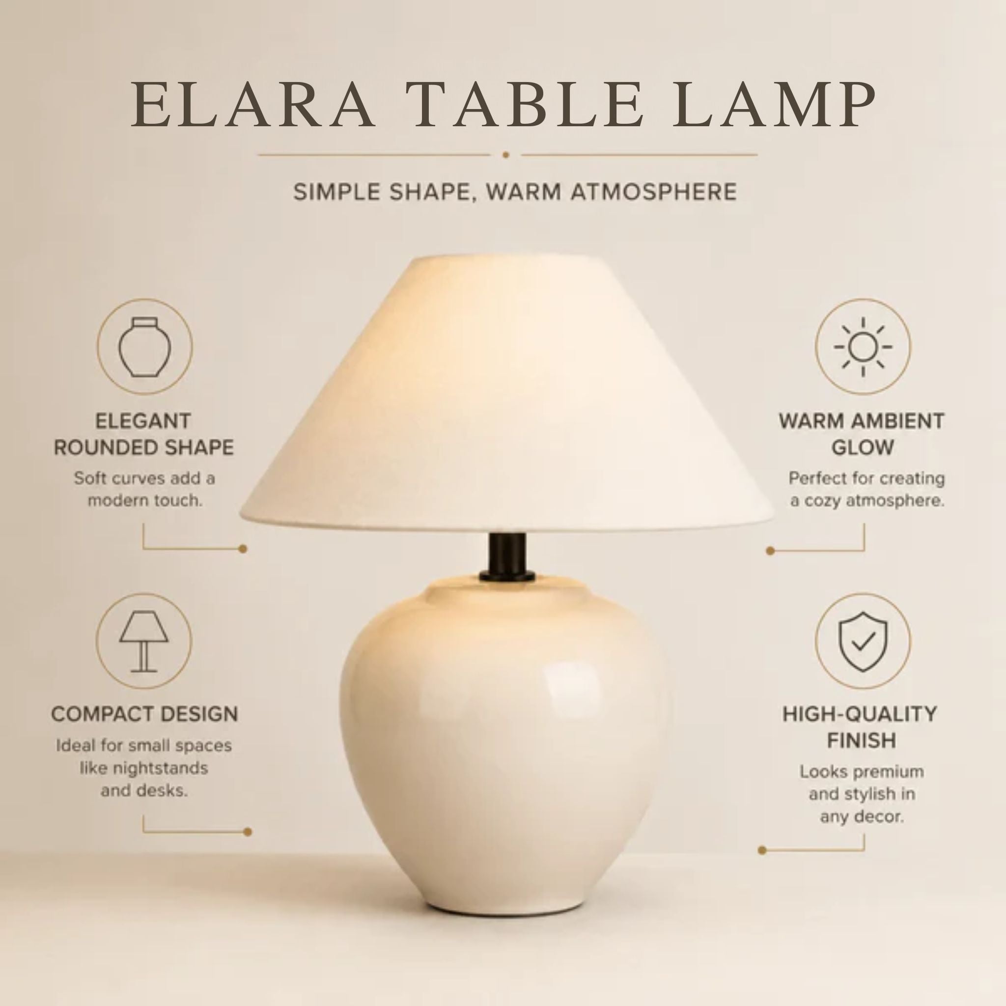 The Elara Table Lamp