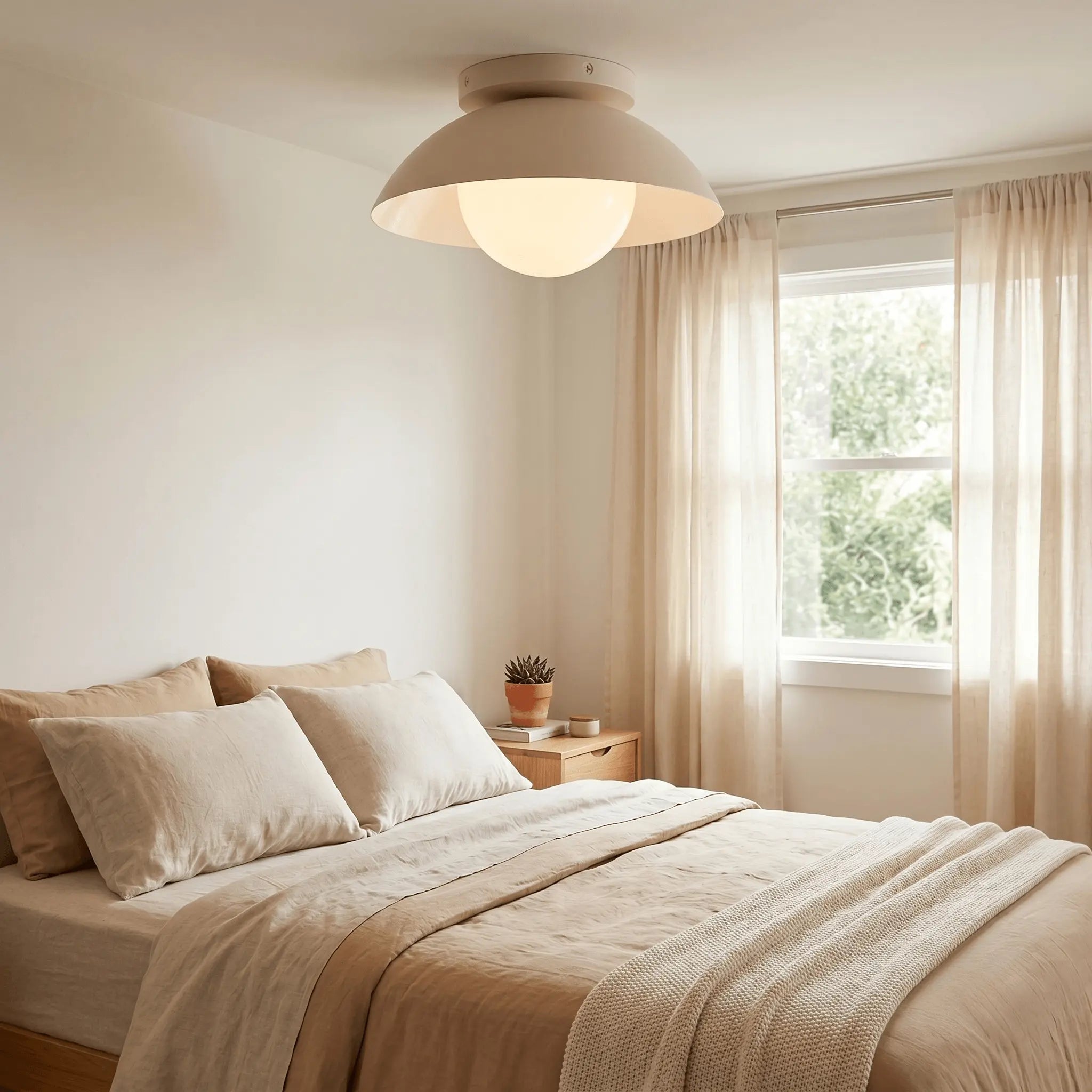 The Soft Glow Flushmount Light
