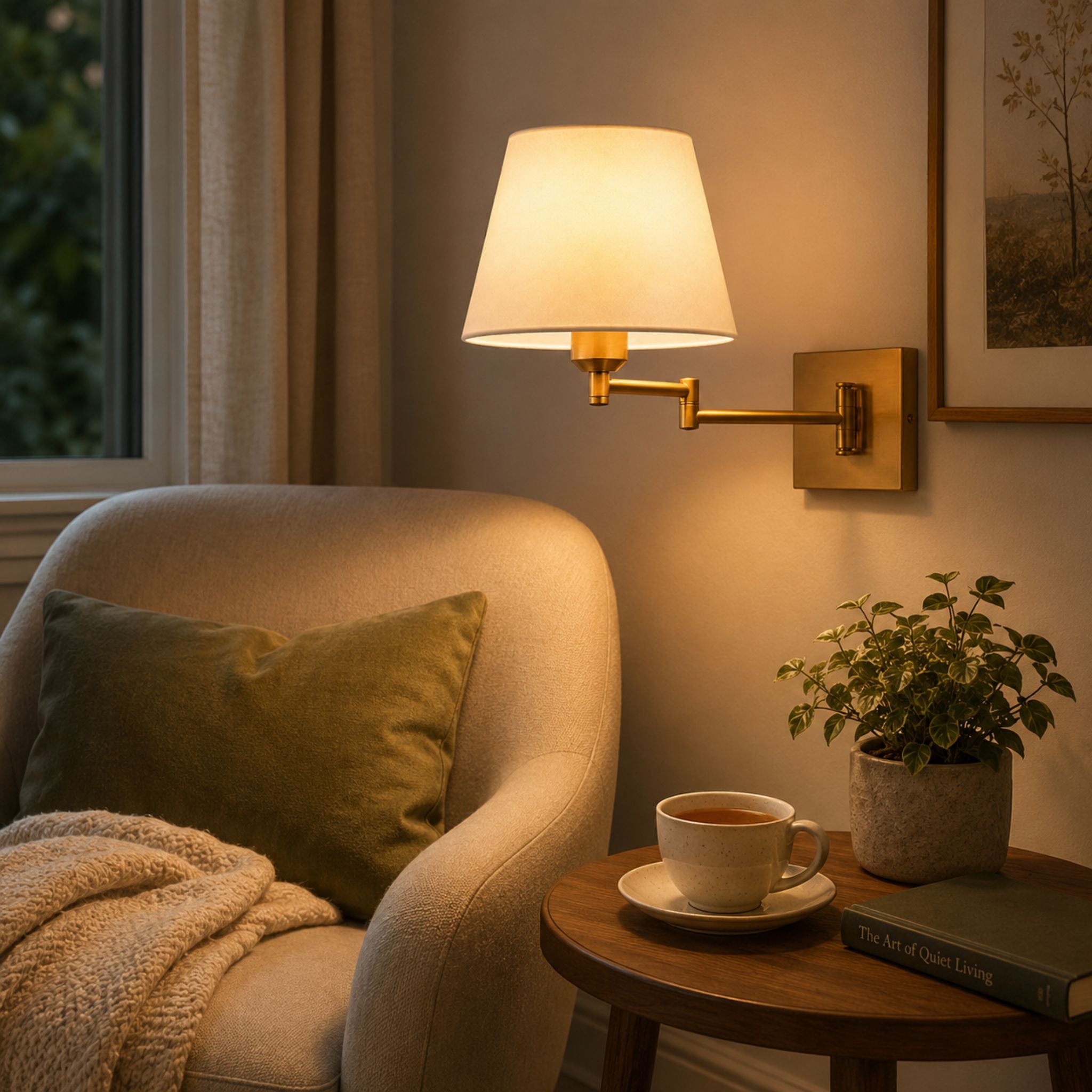 The No-Wire Bedside Sconce
