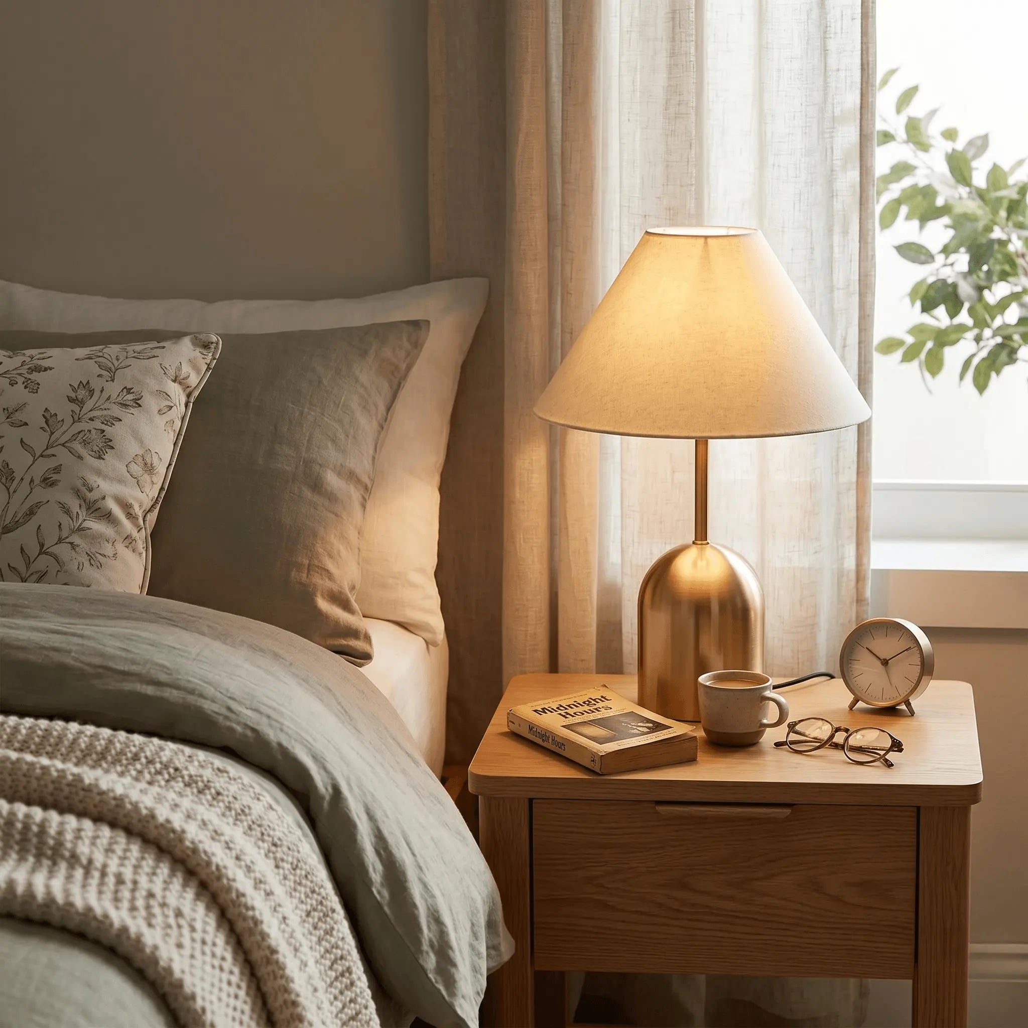 The Warm Glow Brass Table Lamp
