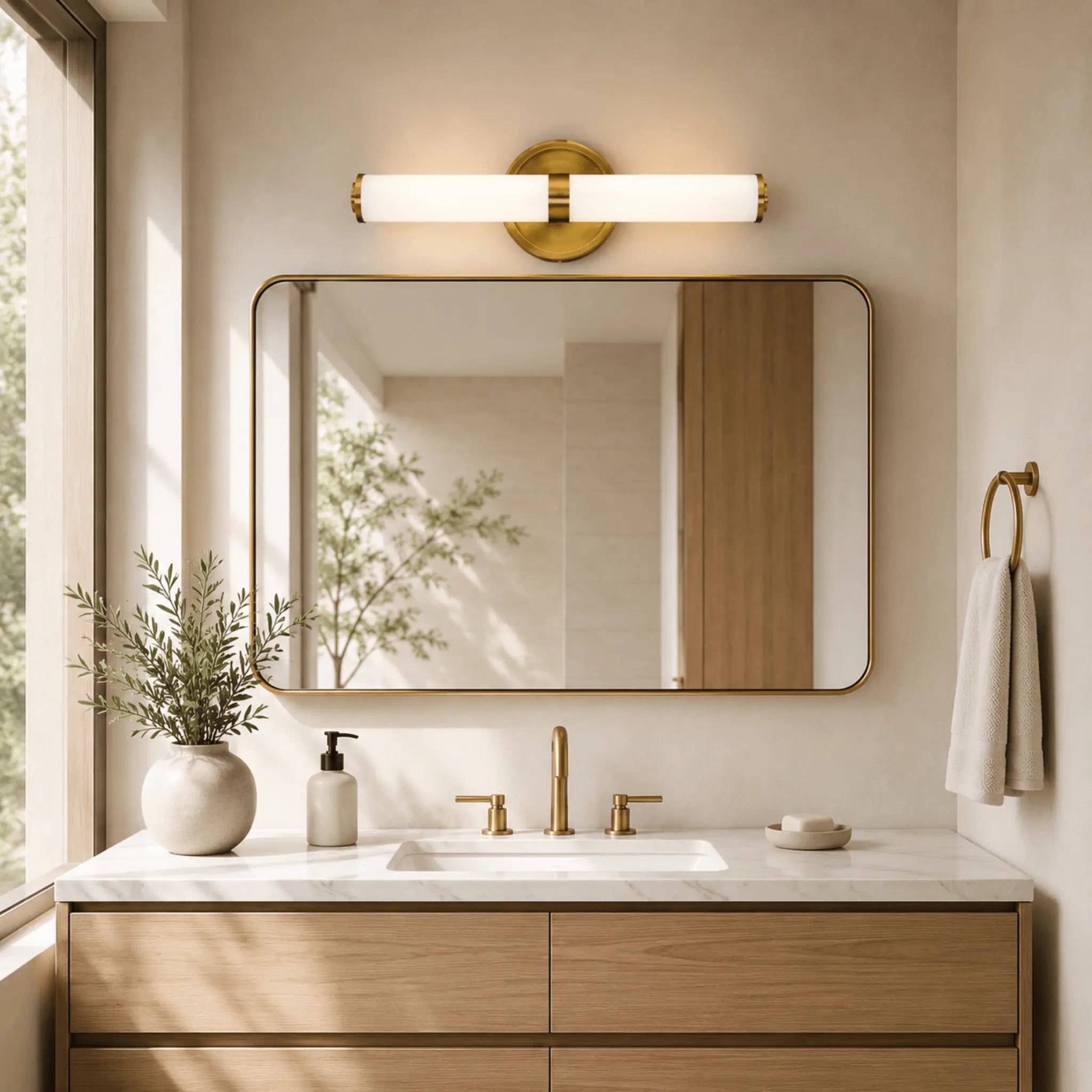The Brass Beacon Wall Light