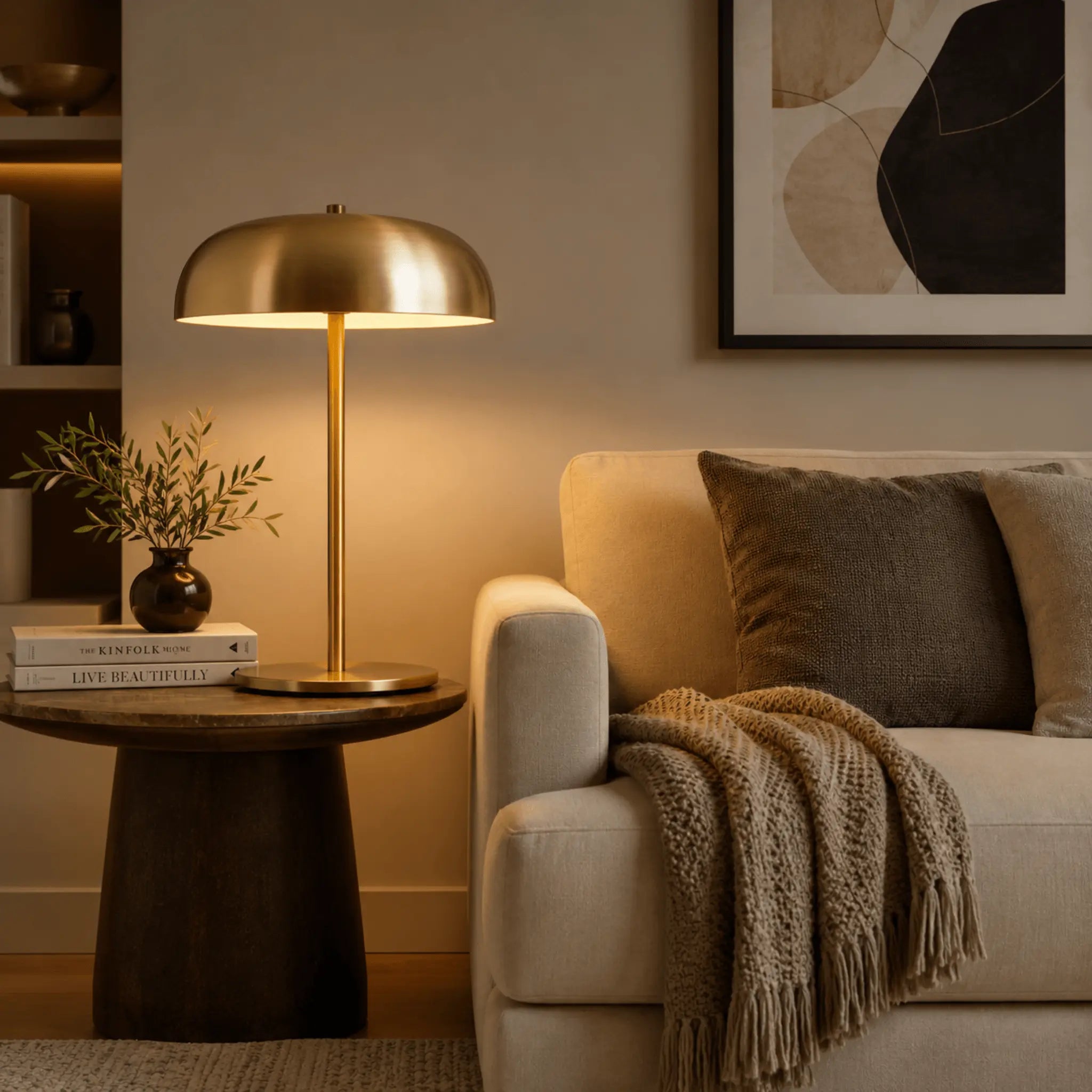 The Warm Glow Sculptural Lamp