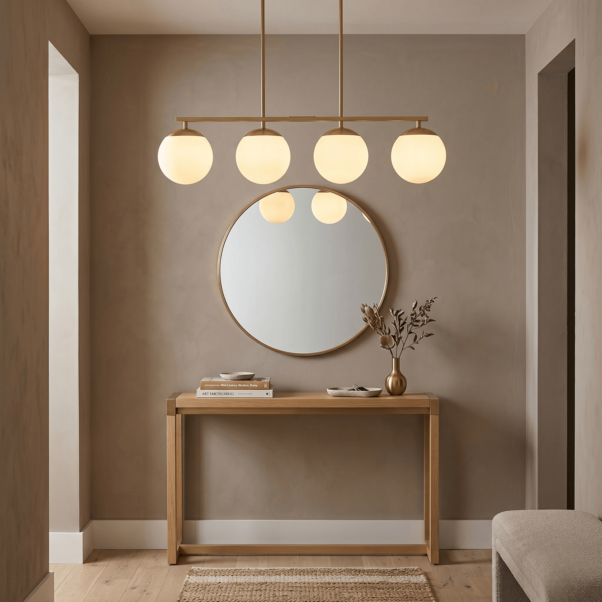 The Warm Glow Moon Chandelier