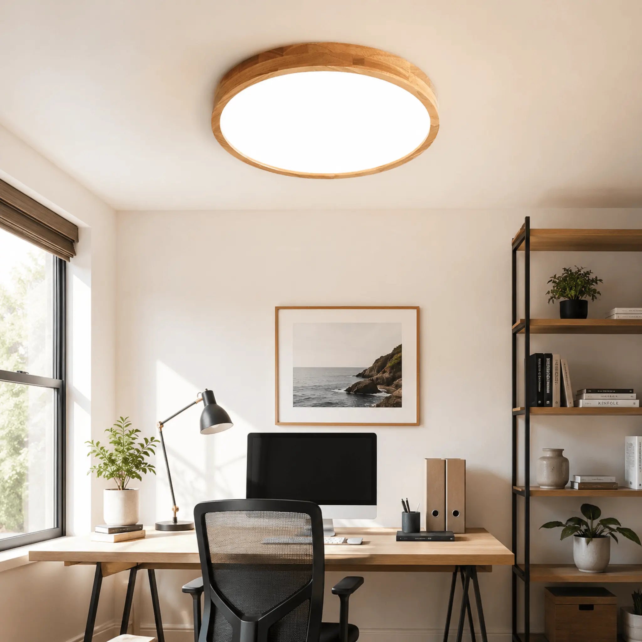 The Warm Geometry Ceiling Light