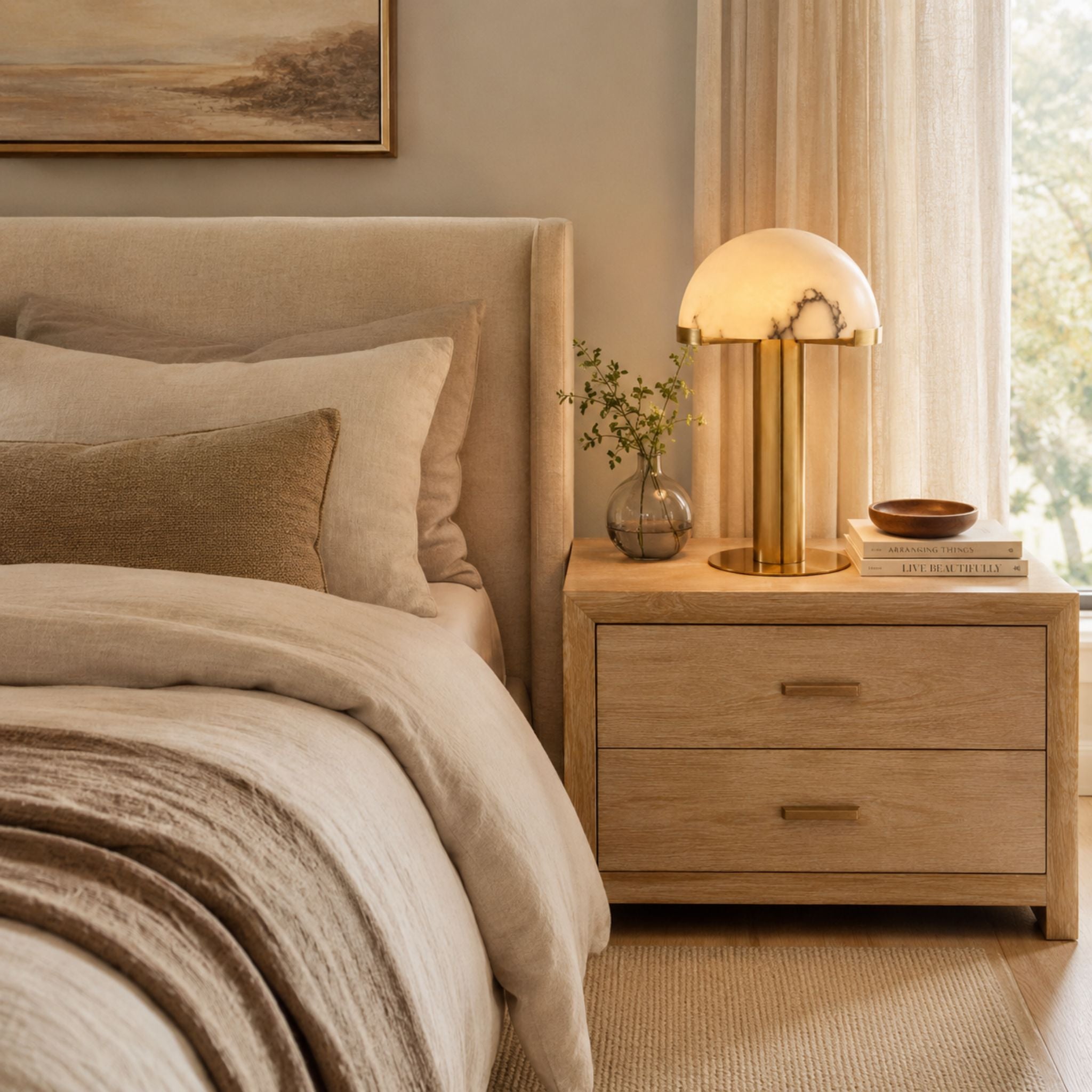 The Marble Moon Table Lamp