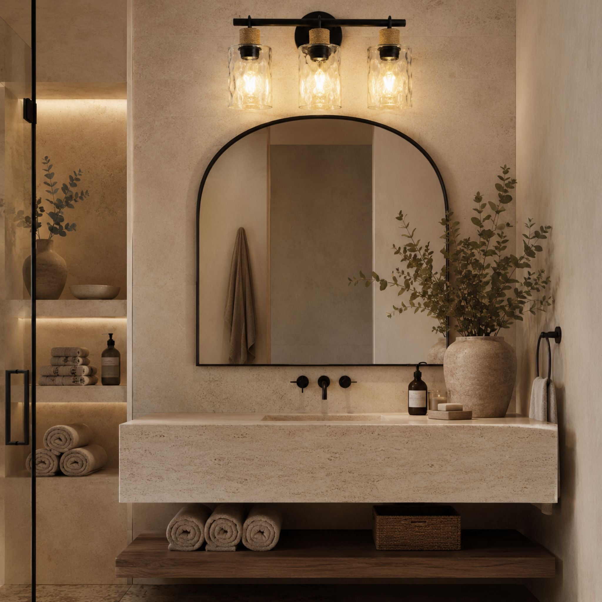 The Harbor Glow 3-Light Vanity Wall Sconce