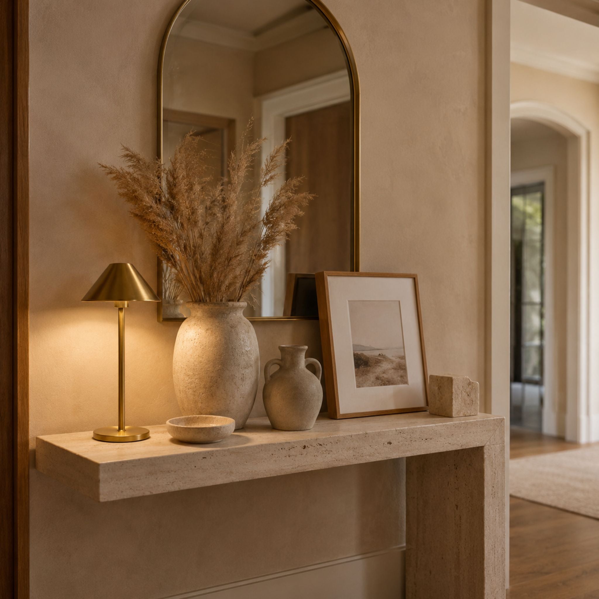 The Gilded Glow Lamp
