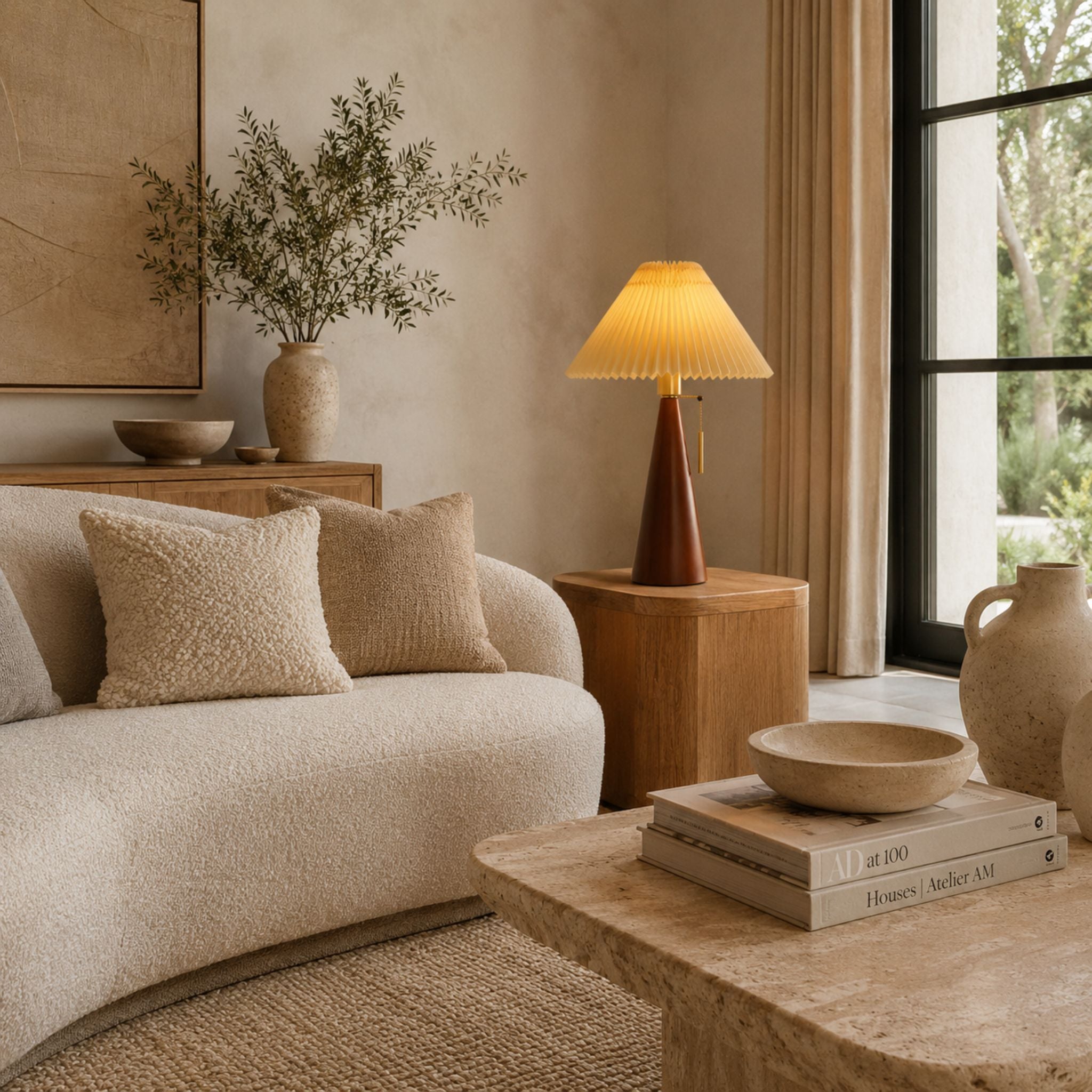The Briar Pleated Table Lamp