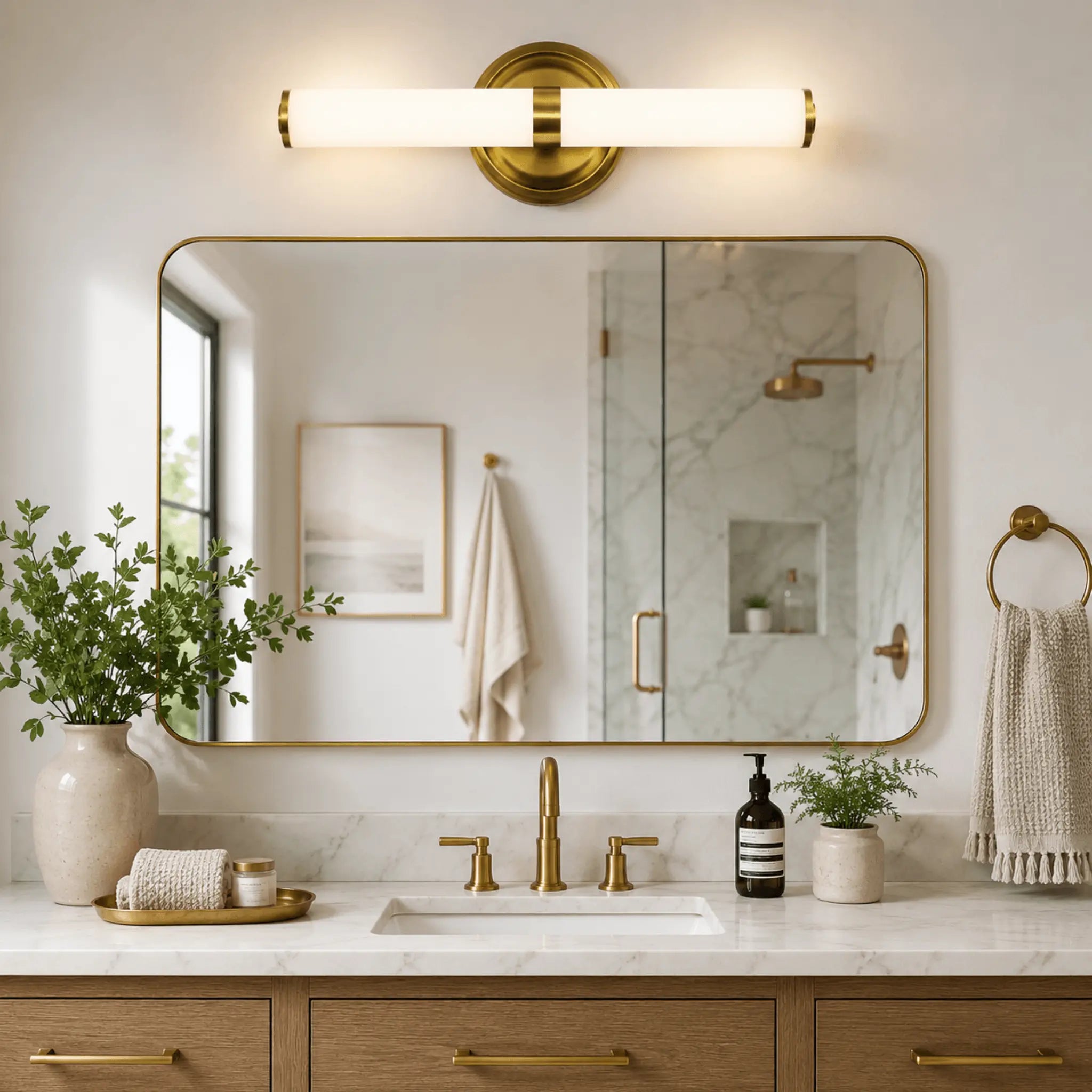 The Brass Beacon Wall Light
