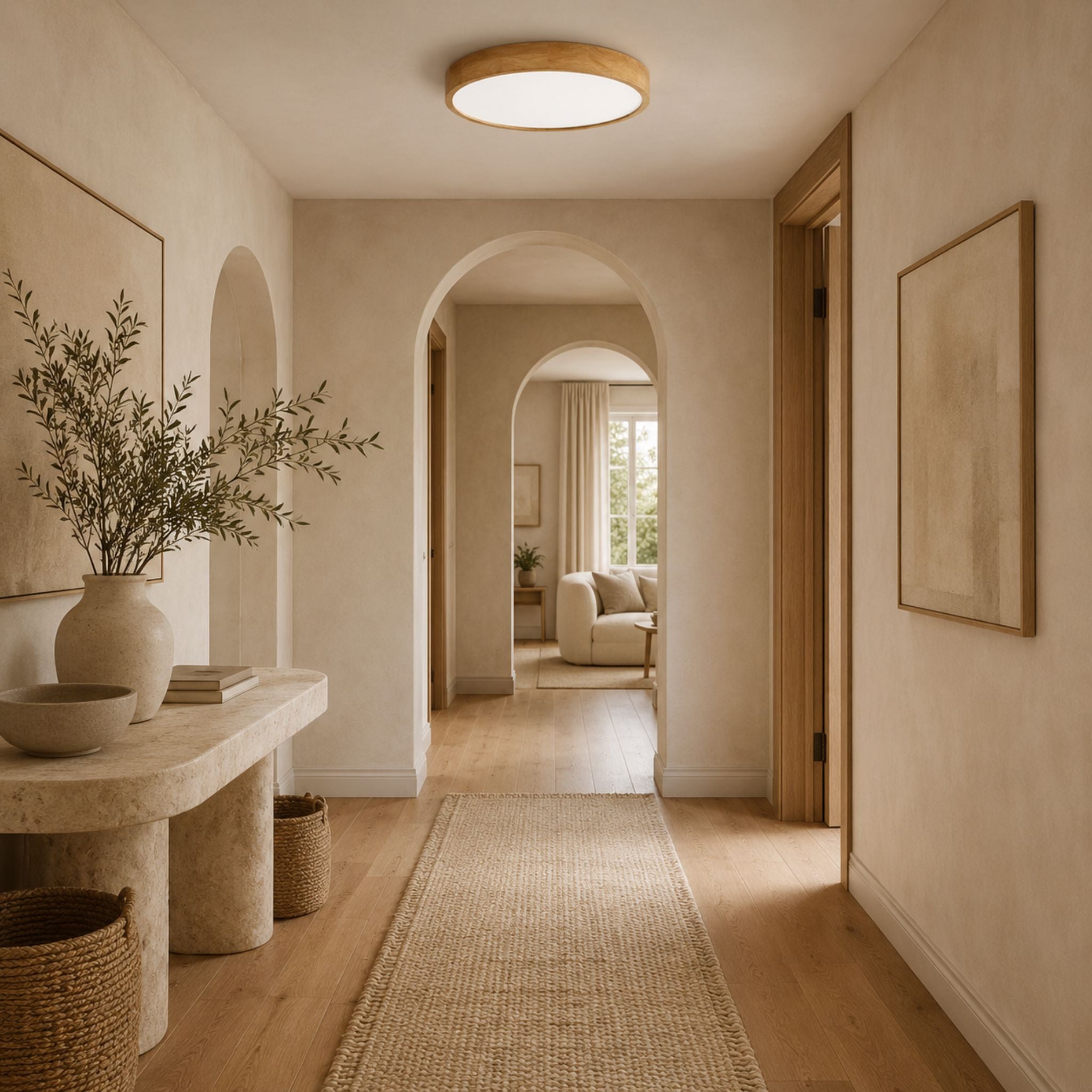 The Warm Geometry Ceiling Light