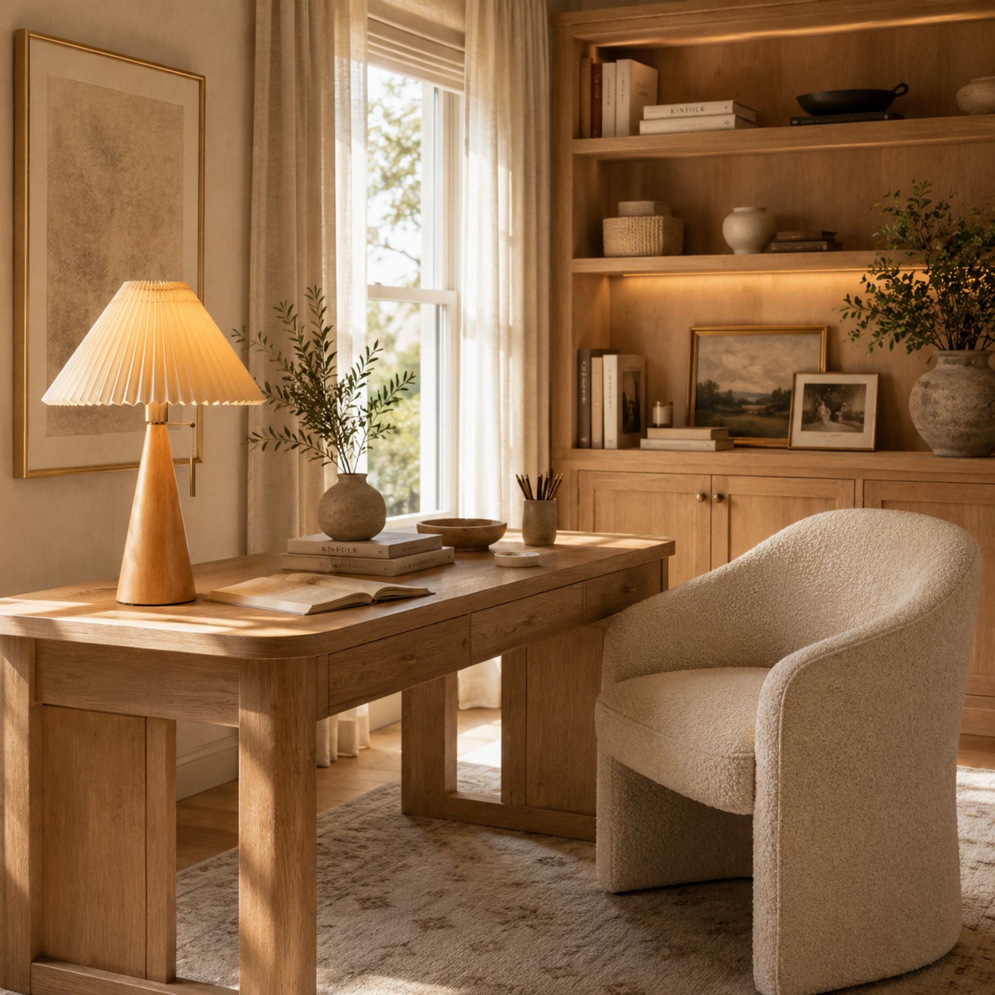 The Briar Pleated Table Lamp