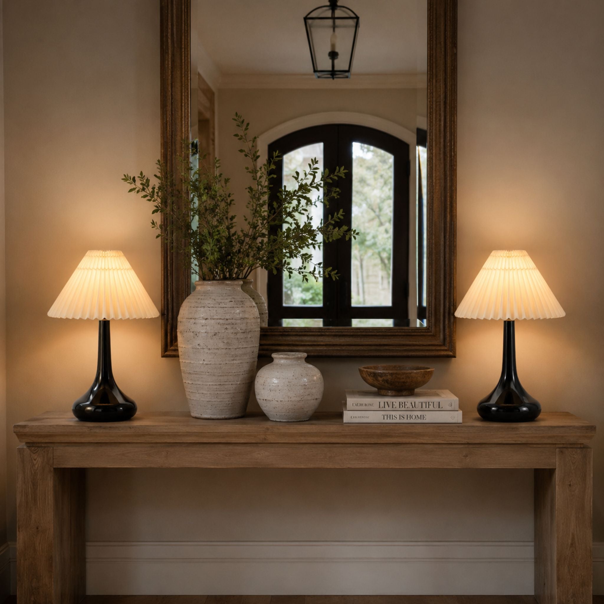 The Willow Pleated Table Lamp