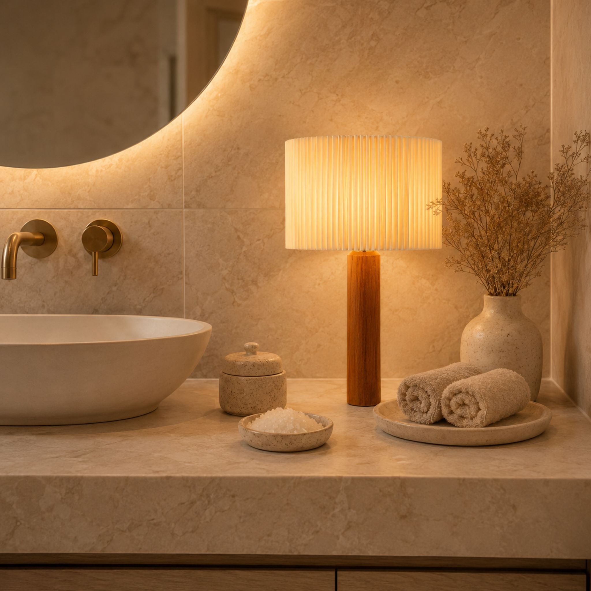 The Warmwood Table Lamp