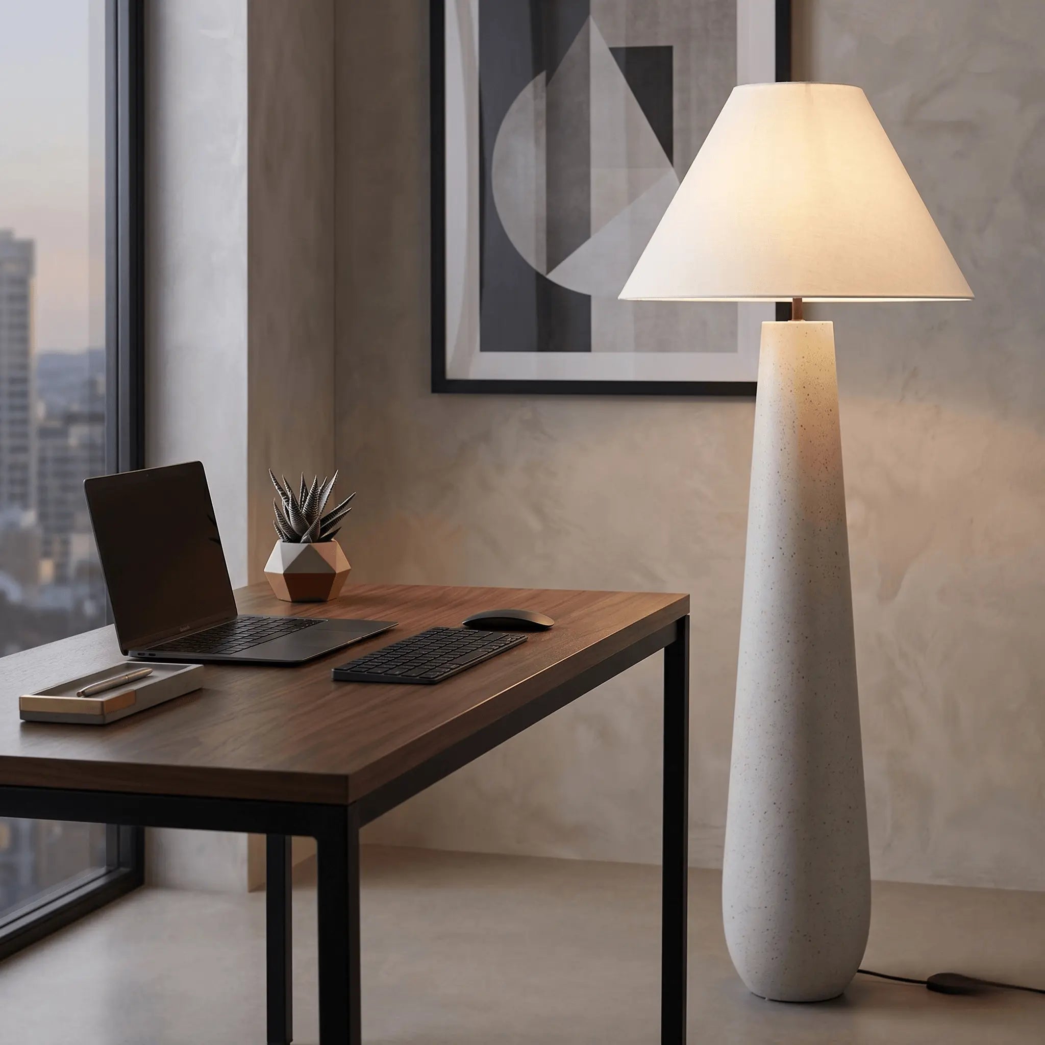 The Sculptural Terrazzo Floor Lamp