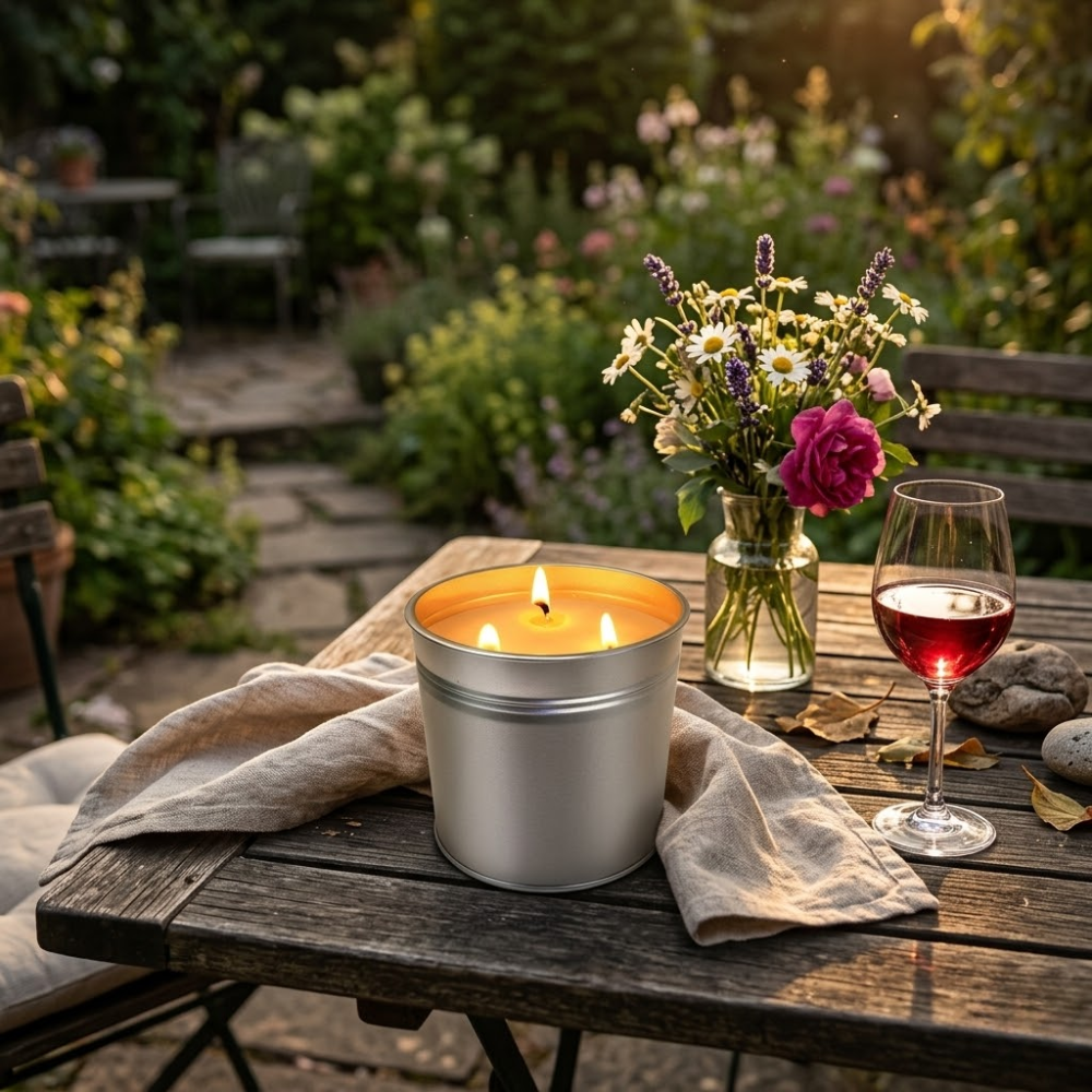 The Garden Candle — Summer Evenings in a Single Flame