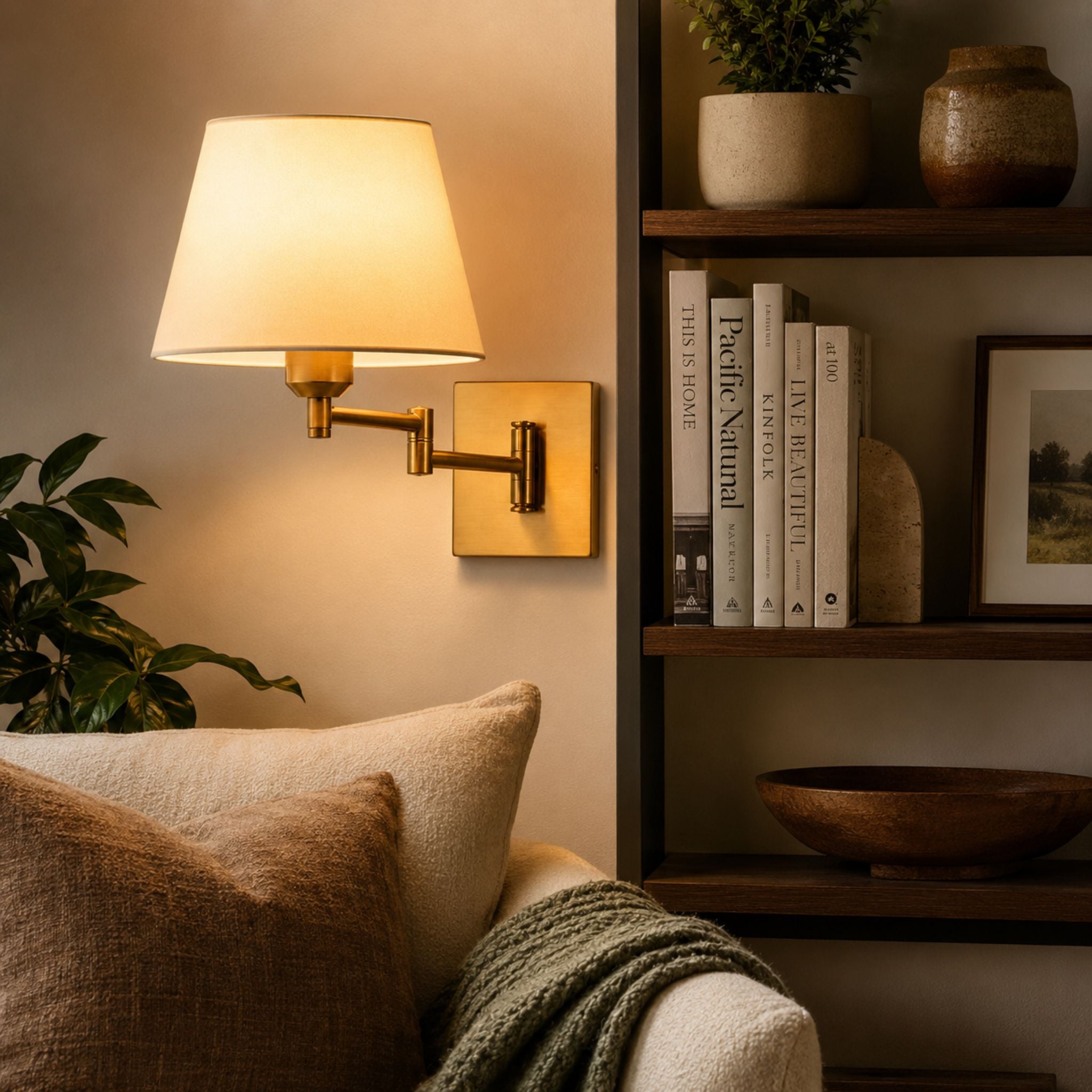 The No-Wire Bedside Sconce
