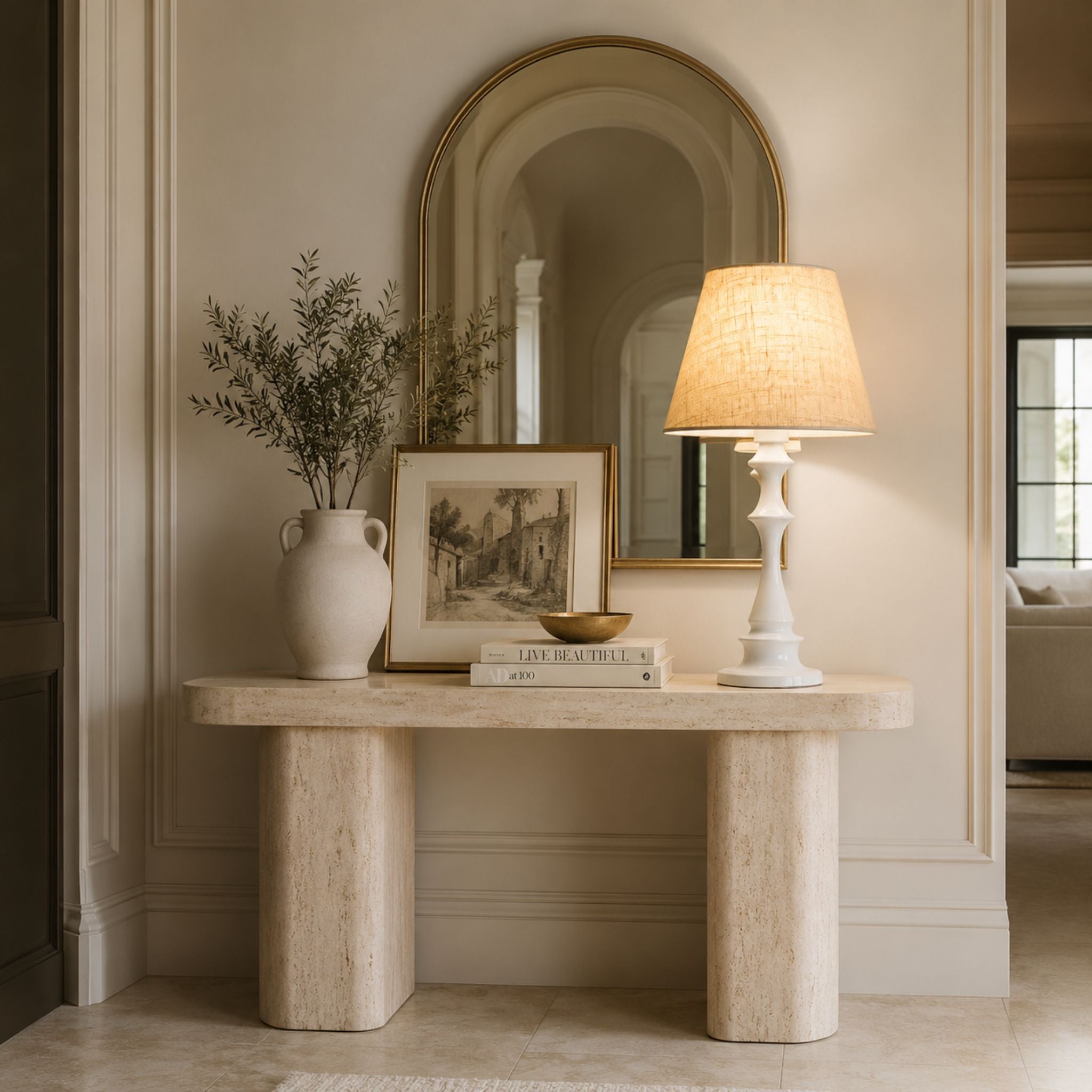 The Timeless Linen Table Lamp