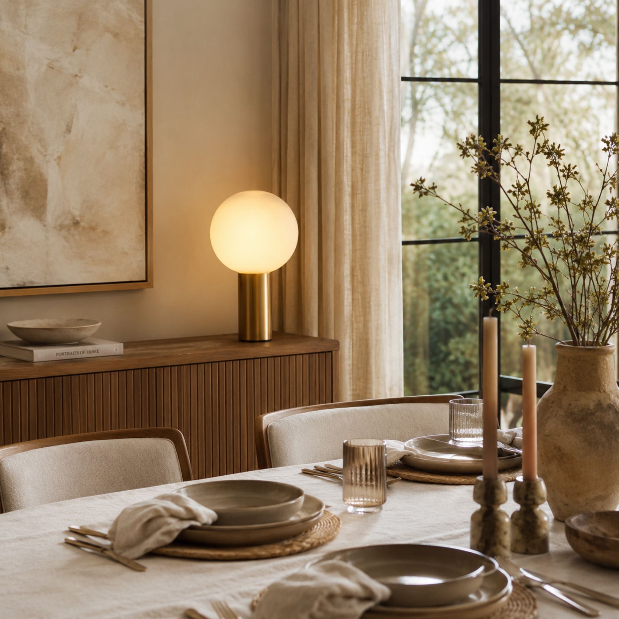 The Opal Glow Table Lamp