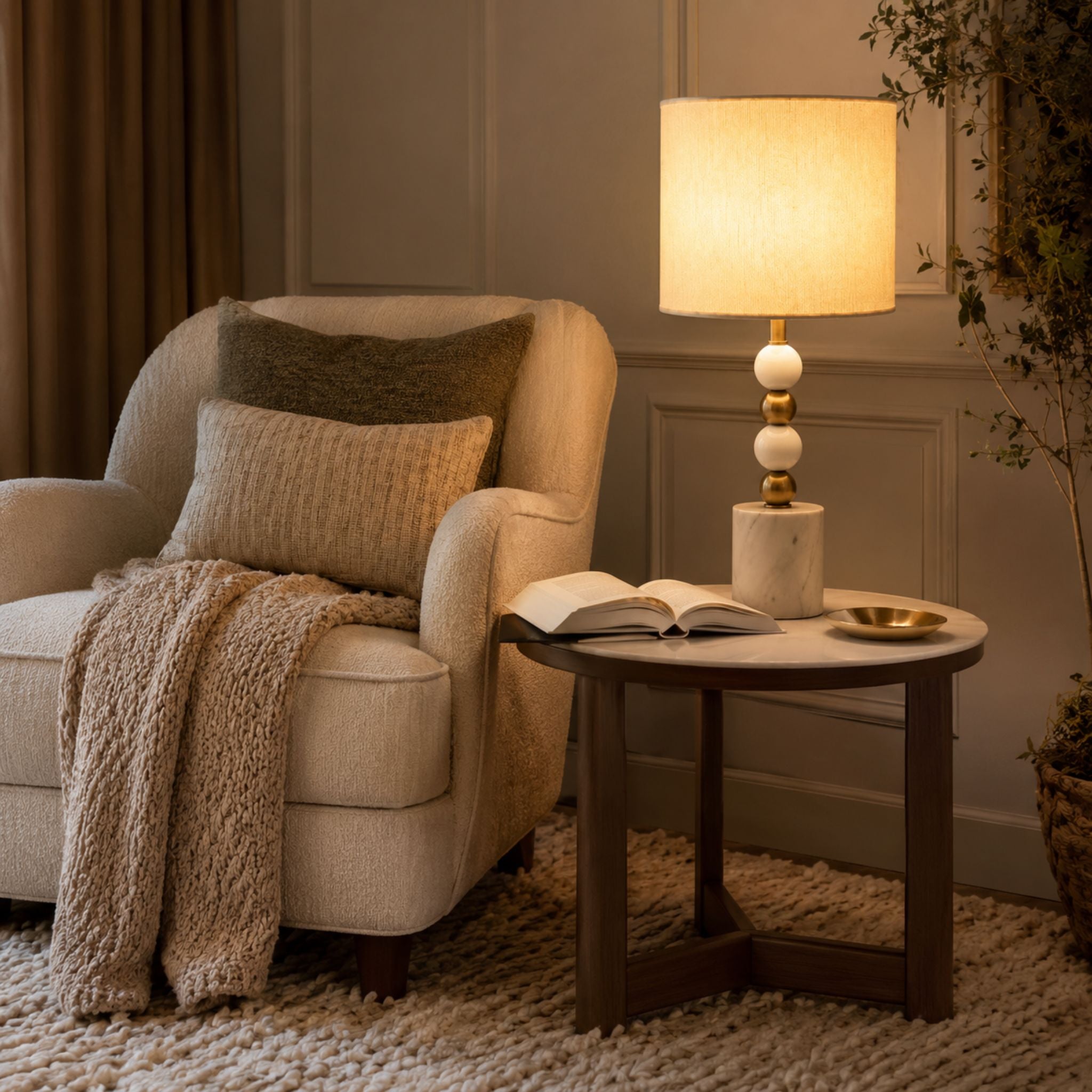 The Modern Marble Table Lamp