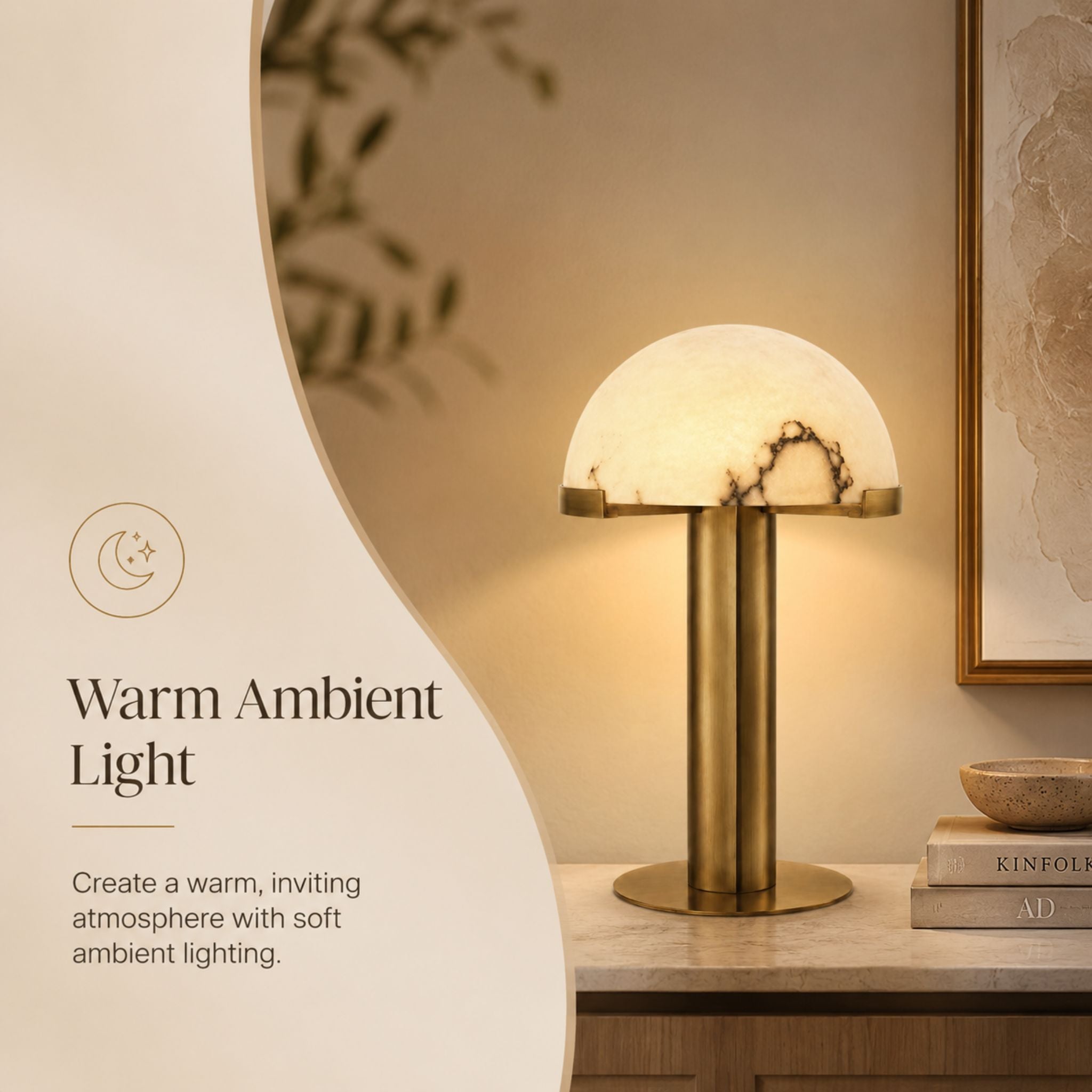The Marble Moon Table Lamp