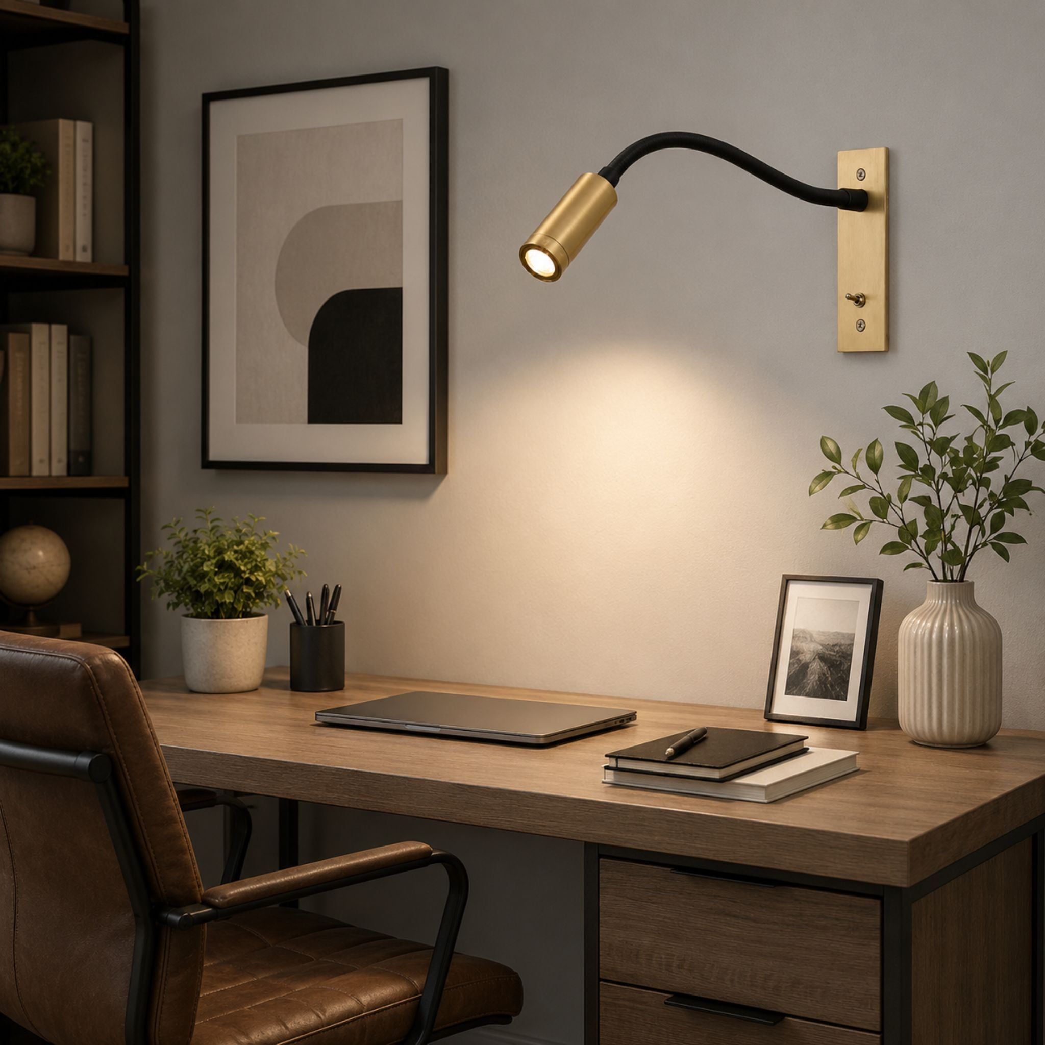 The Modern Gooseneck Wall Light