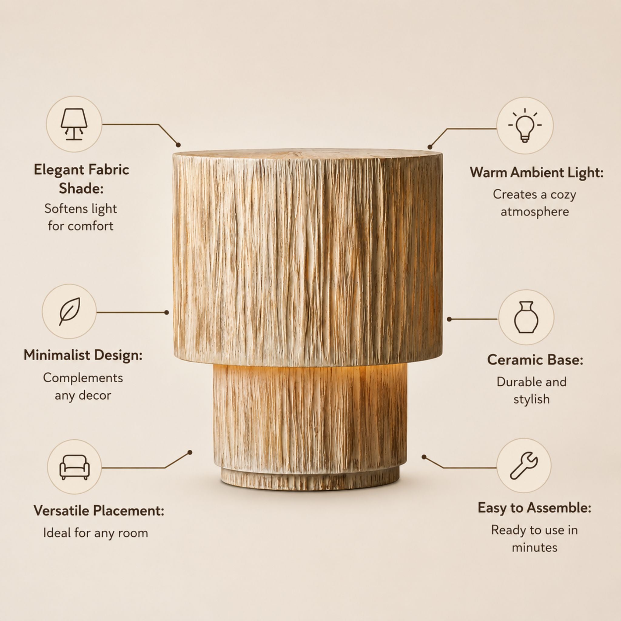 The Driftwood Glow Lamp