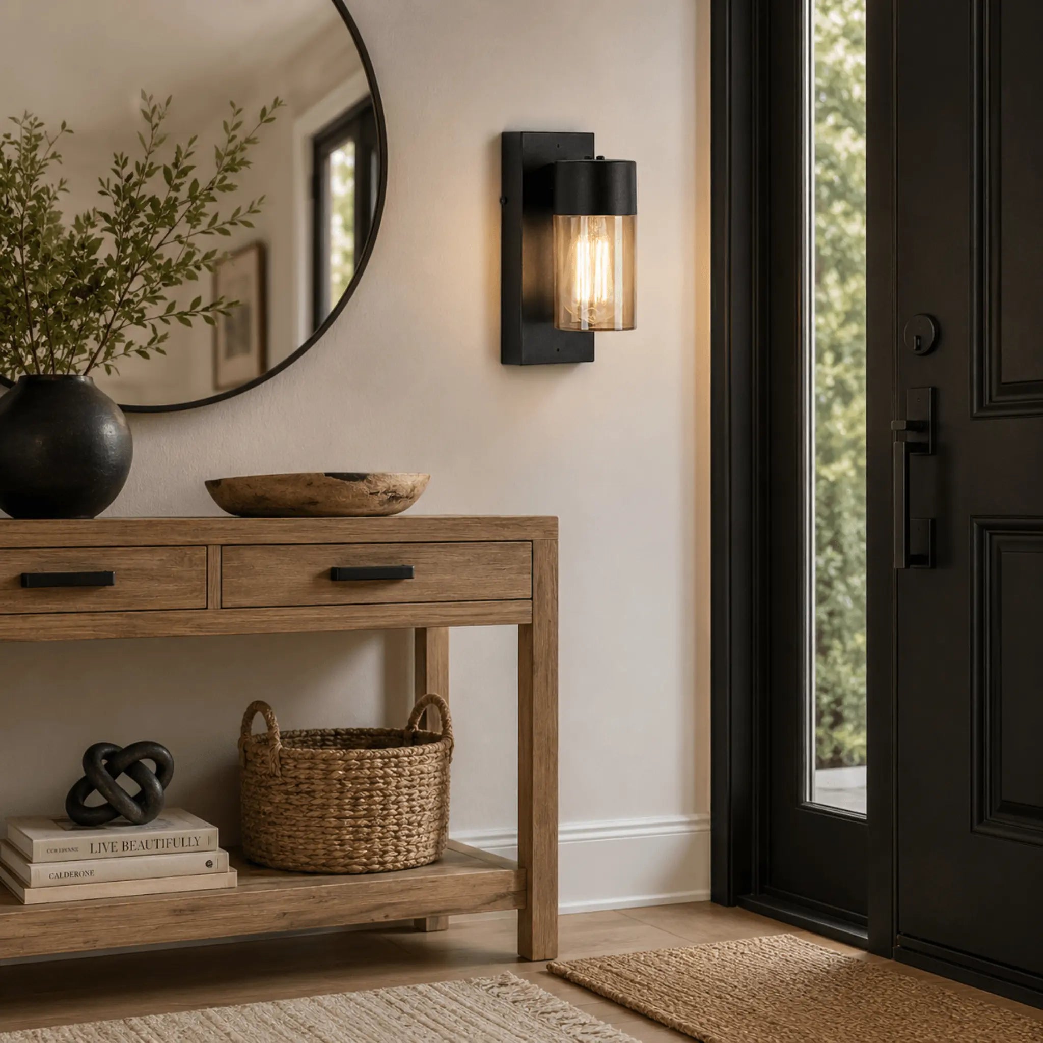 The Sequoia Wood Wall Sconce