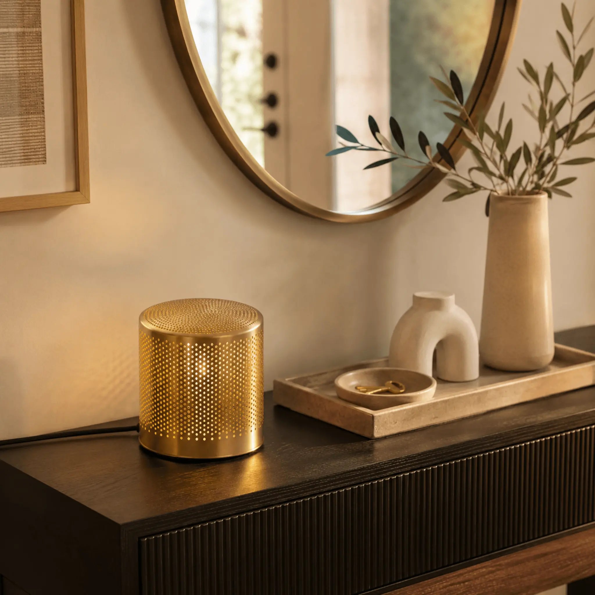 The Twinkle Brass Accent Lamp