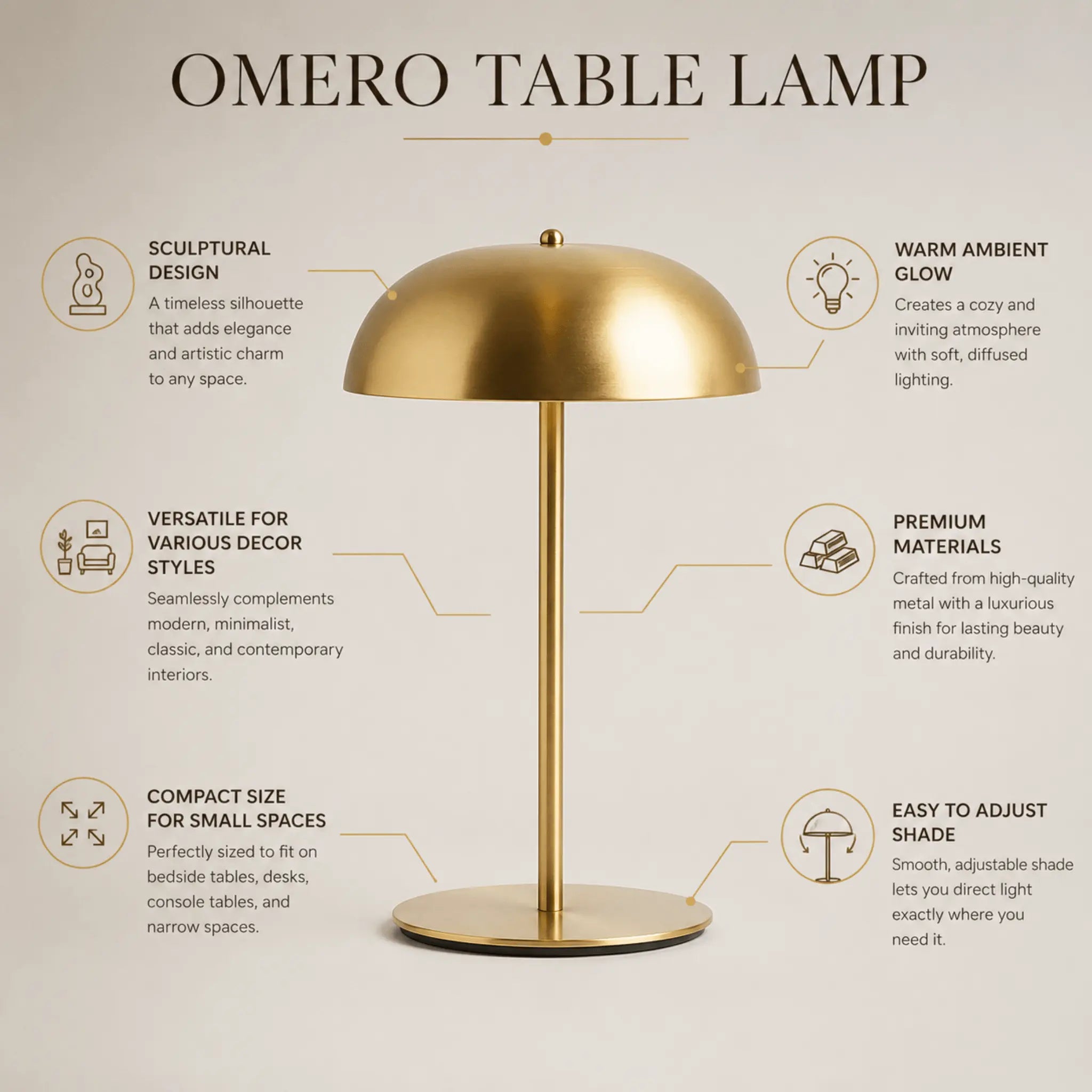 The Warm Glow Sculptural Lamp