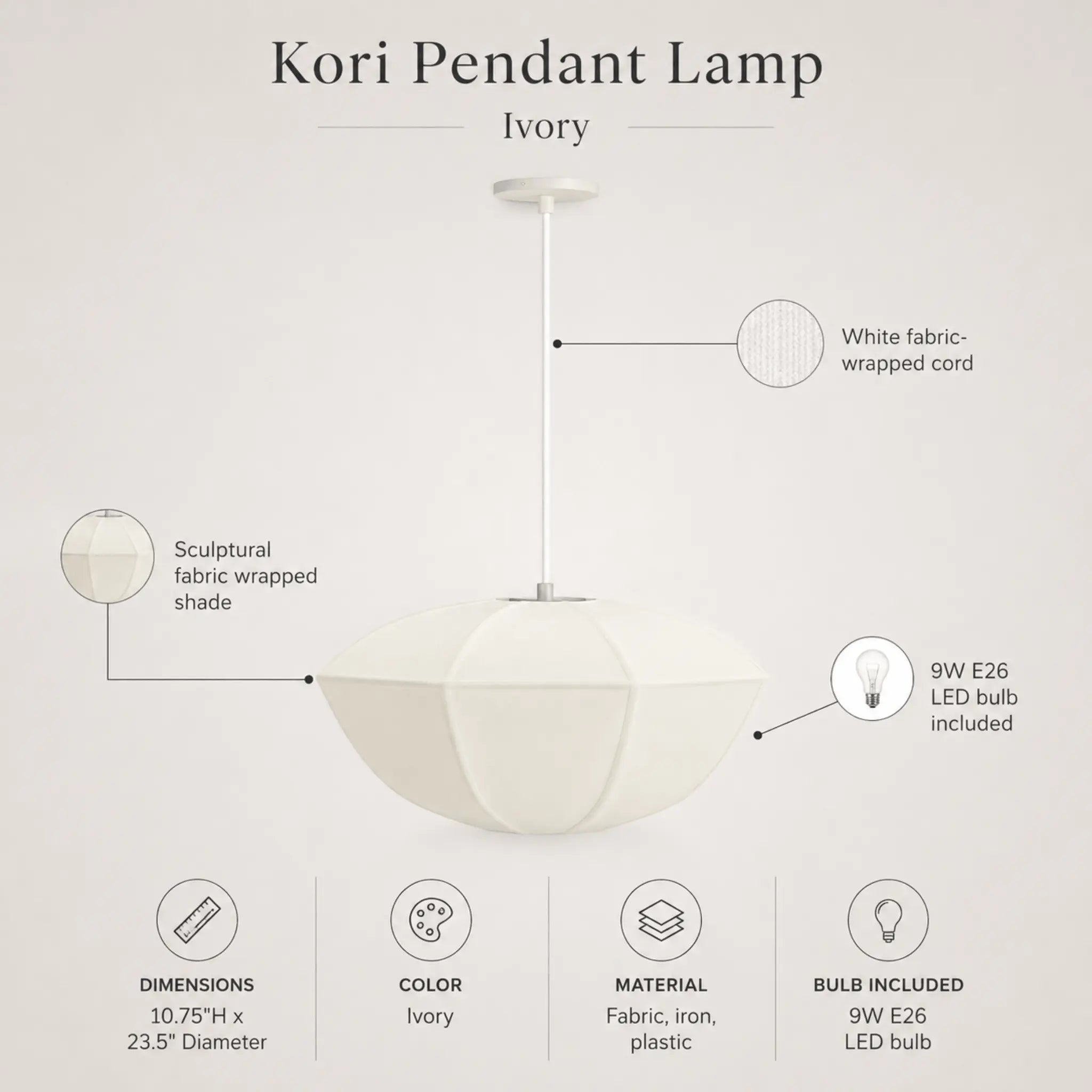 The Soft Glow Pendant Lamp
