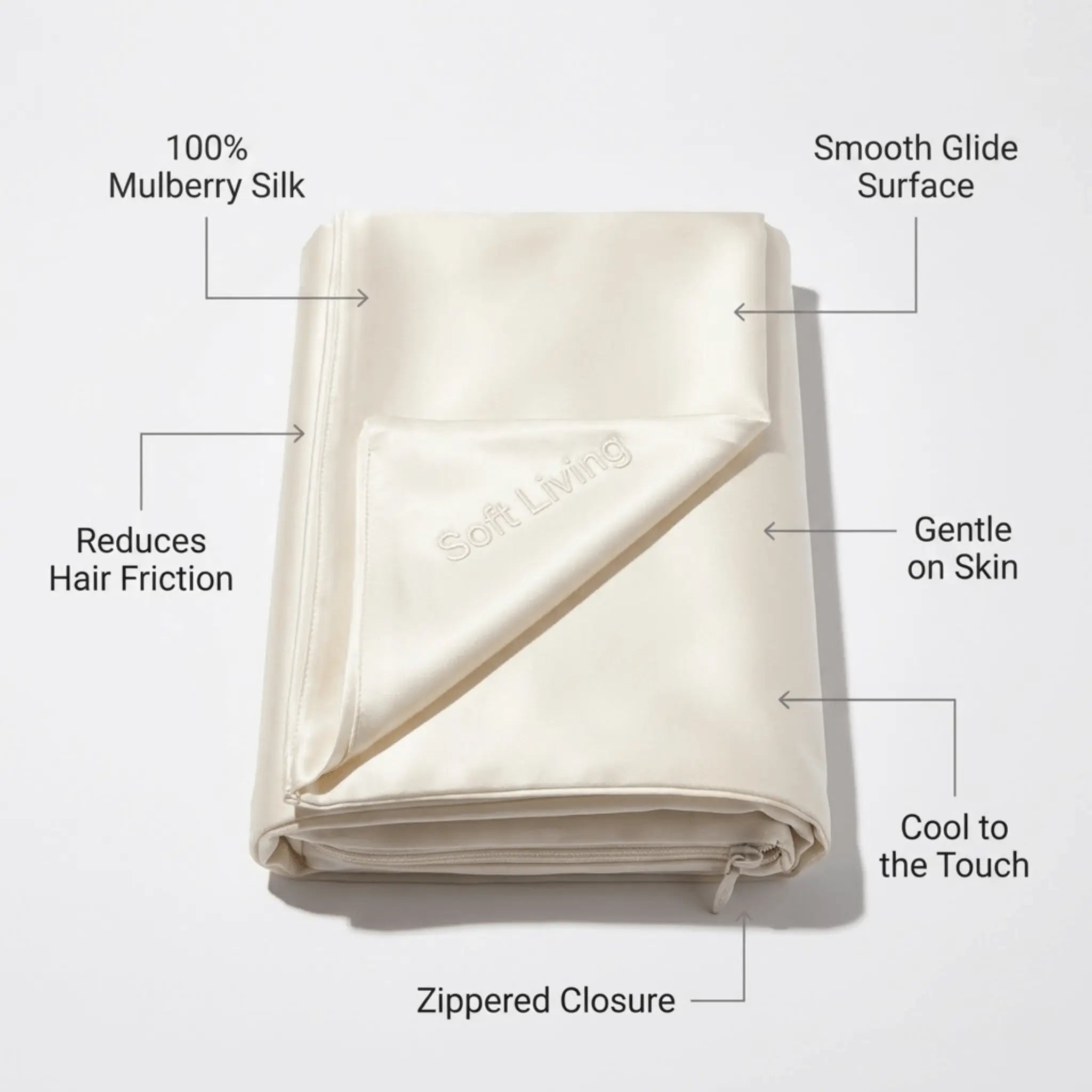 The Beauty Sleep Silk Pillowcase